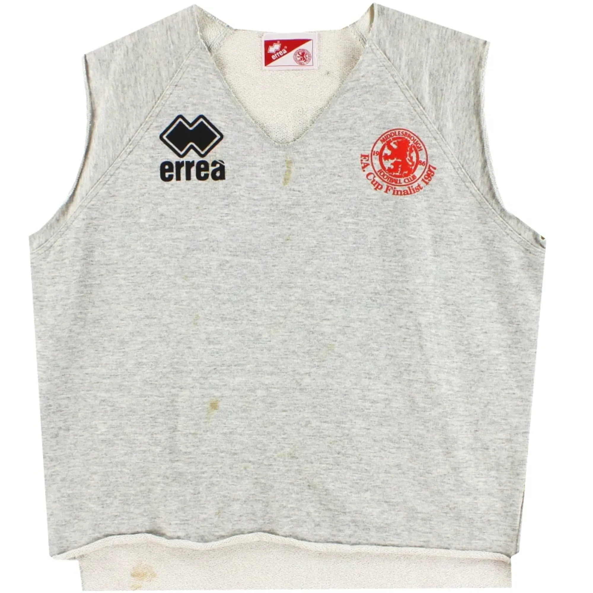 1996-97 Middlesbrough Errea FA Cup Finalist Vest XXL - Middlesbrough / Very Good 