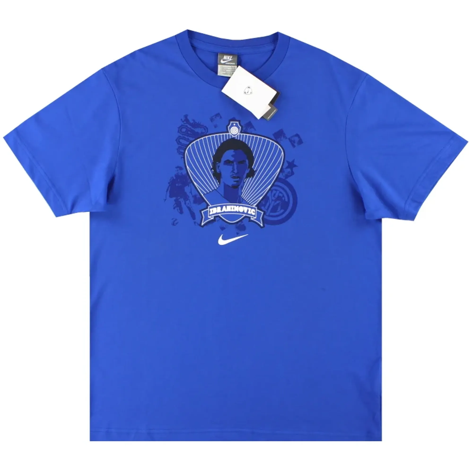 2009-10 Inter Milan Nike 'Ibrahimovic' Graphic Tee *BNIB* - Inter Milan / BNIB 
