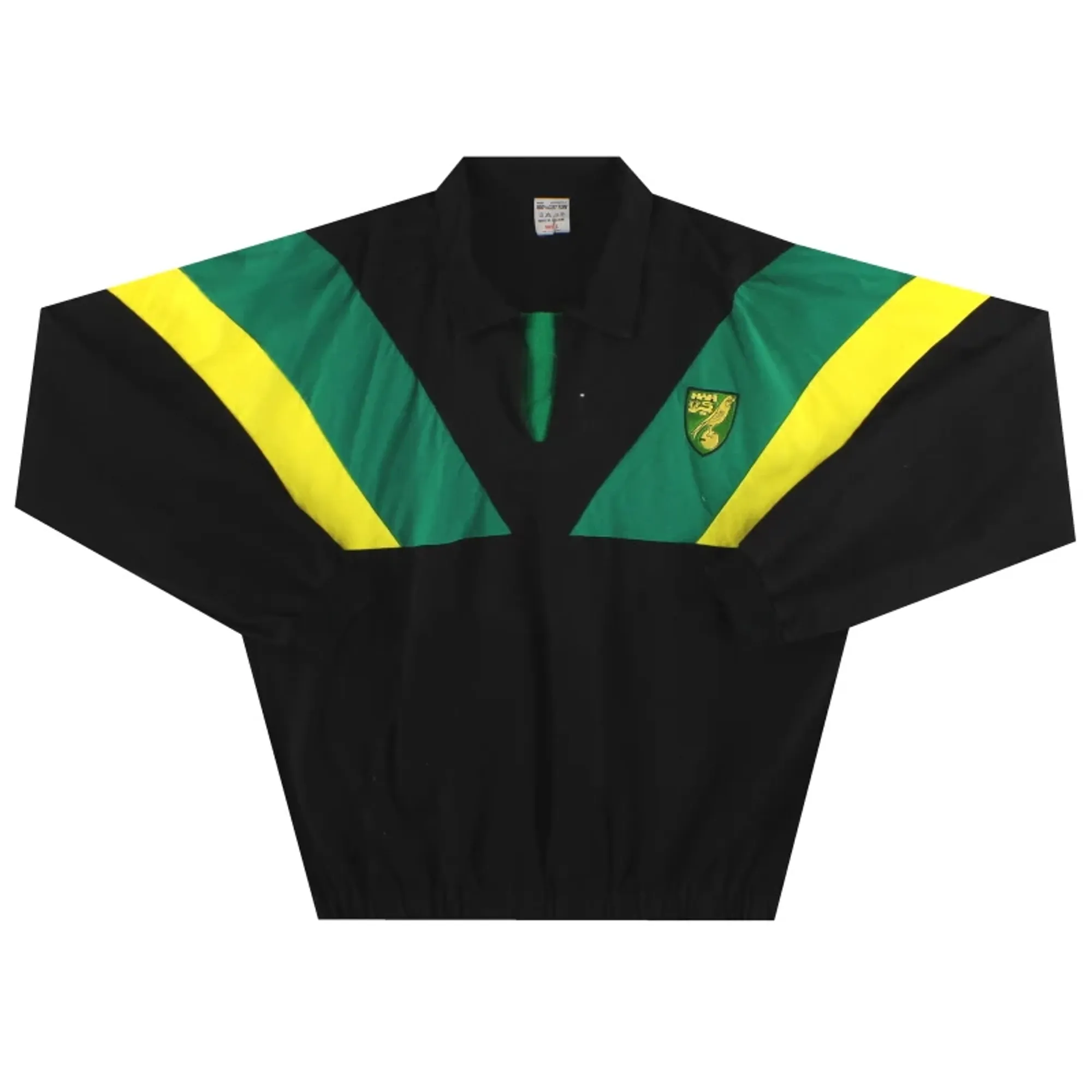 1994-96 Norwich City Drill Top L - Norwich City / Excellent 