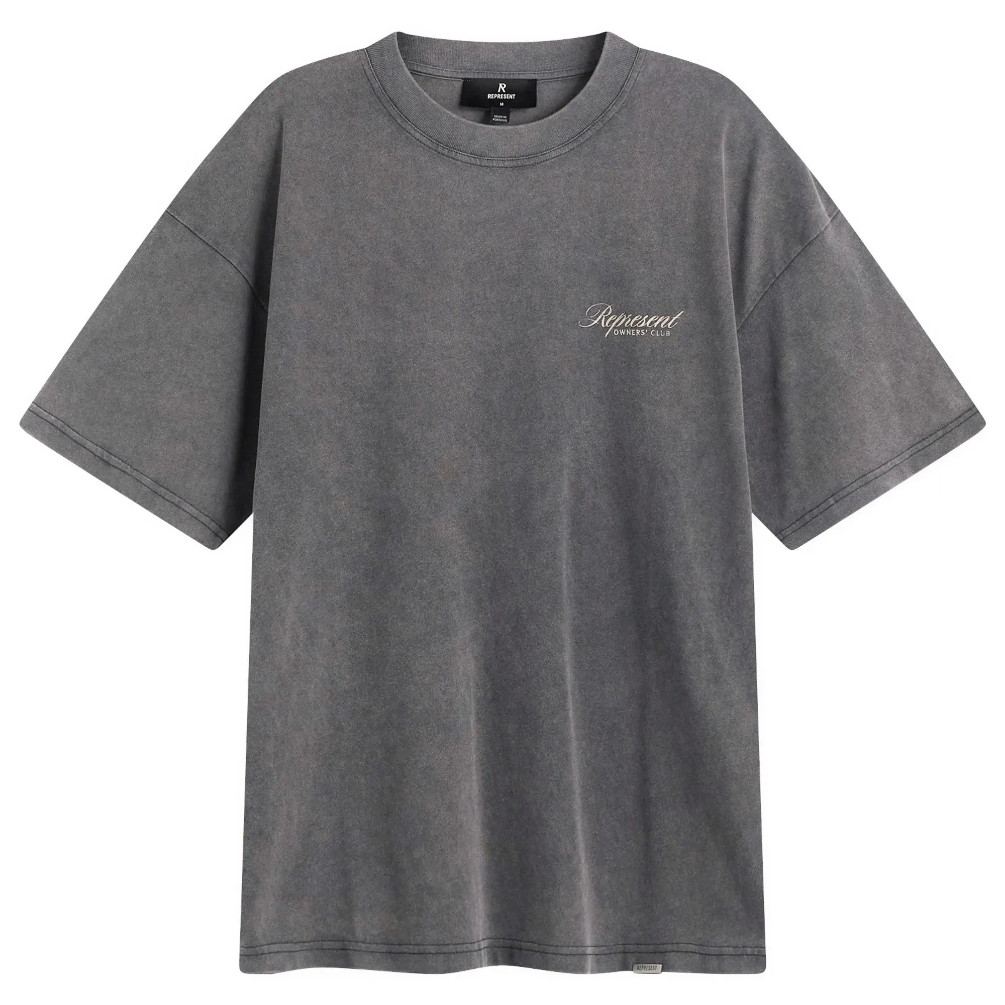 Represent Men's Represent Men's Owners Club Script T-Shirt Vintage Grey