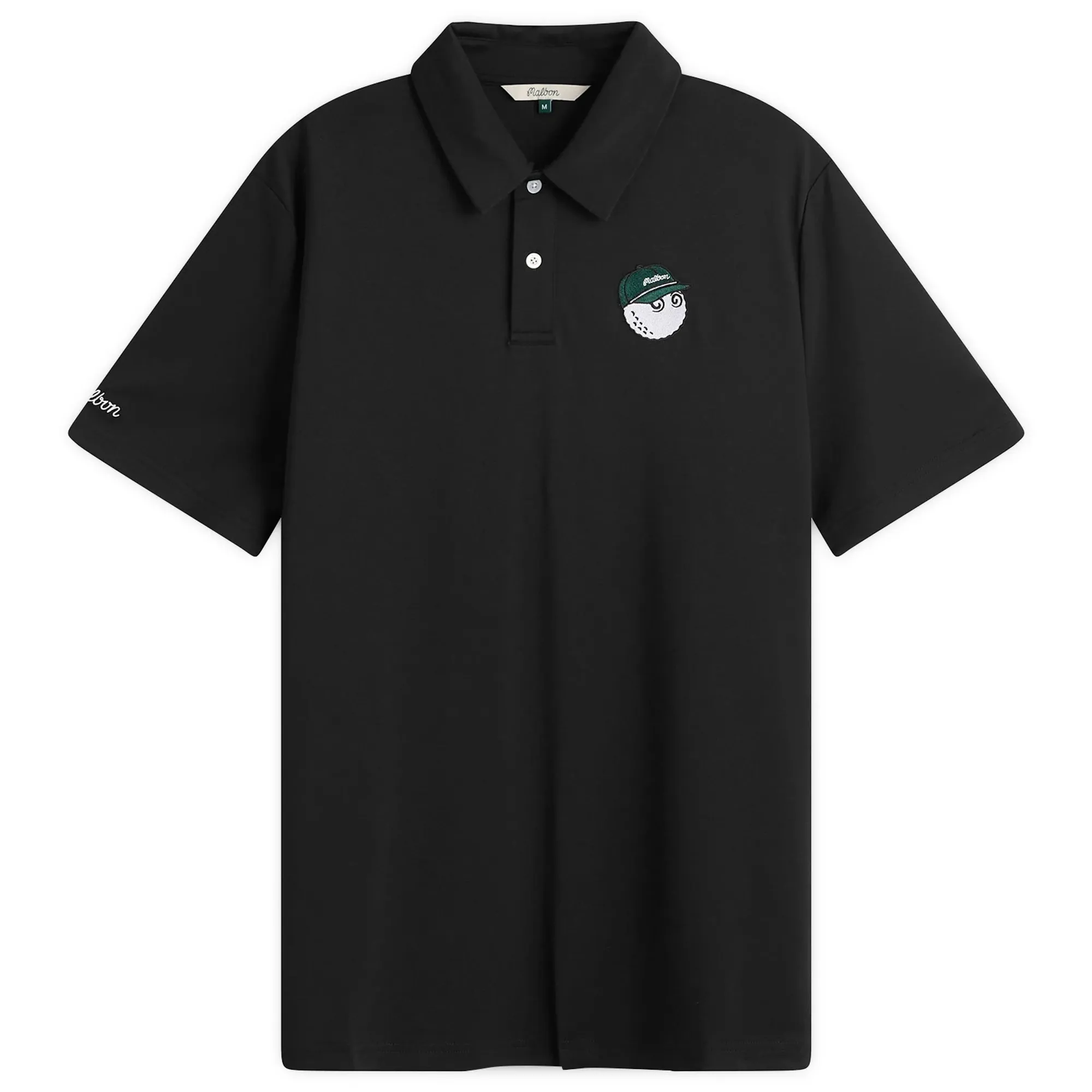 Malbon Men's Fairway Baldwin Polo Shirt Black