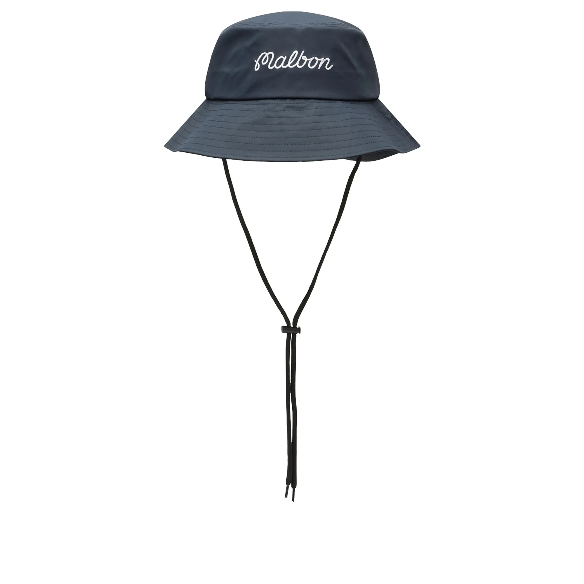 Malbon Men's Logo Bucket Hat Navy