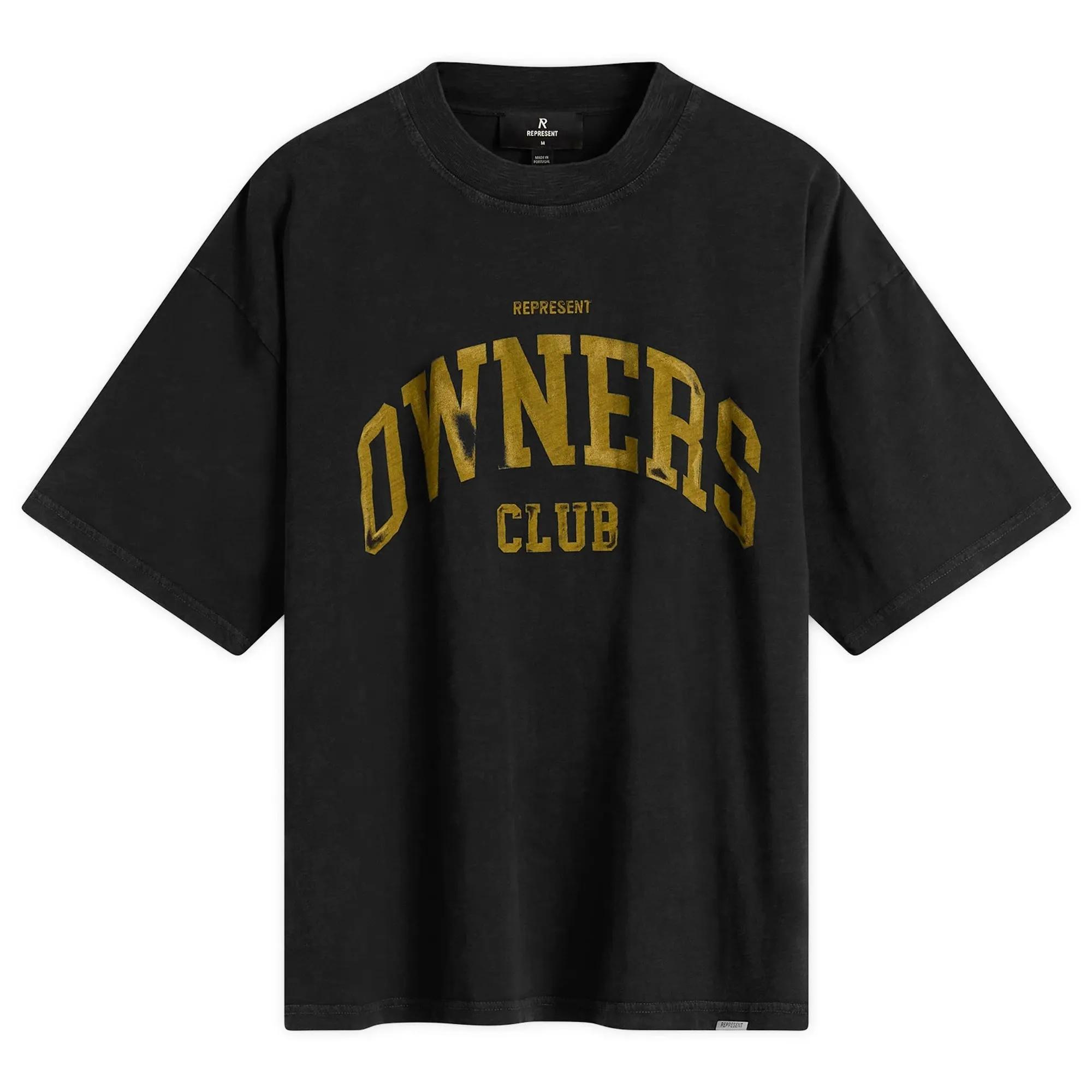 Represent Men's Owners T-Shirt Faded Black