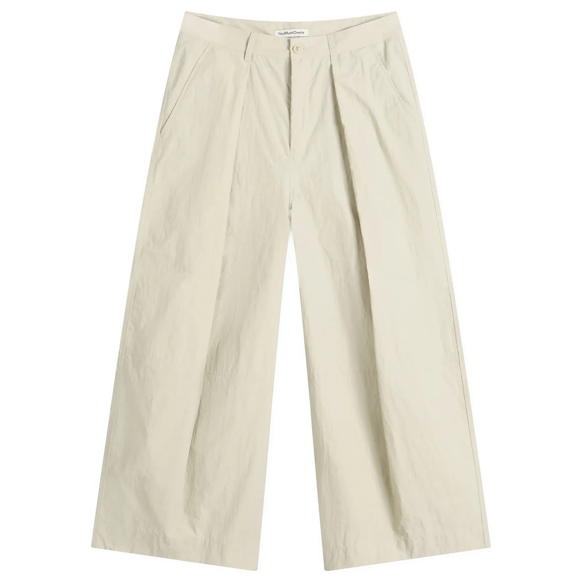 YMC Women's Deadbeat Nylon Trousers Stone