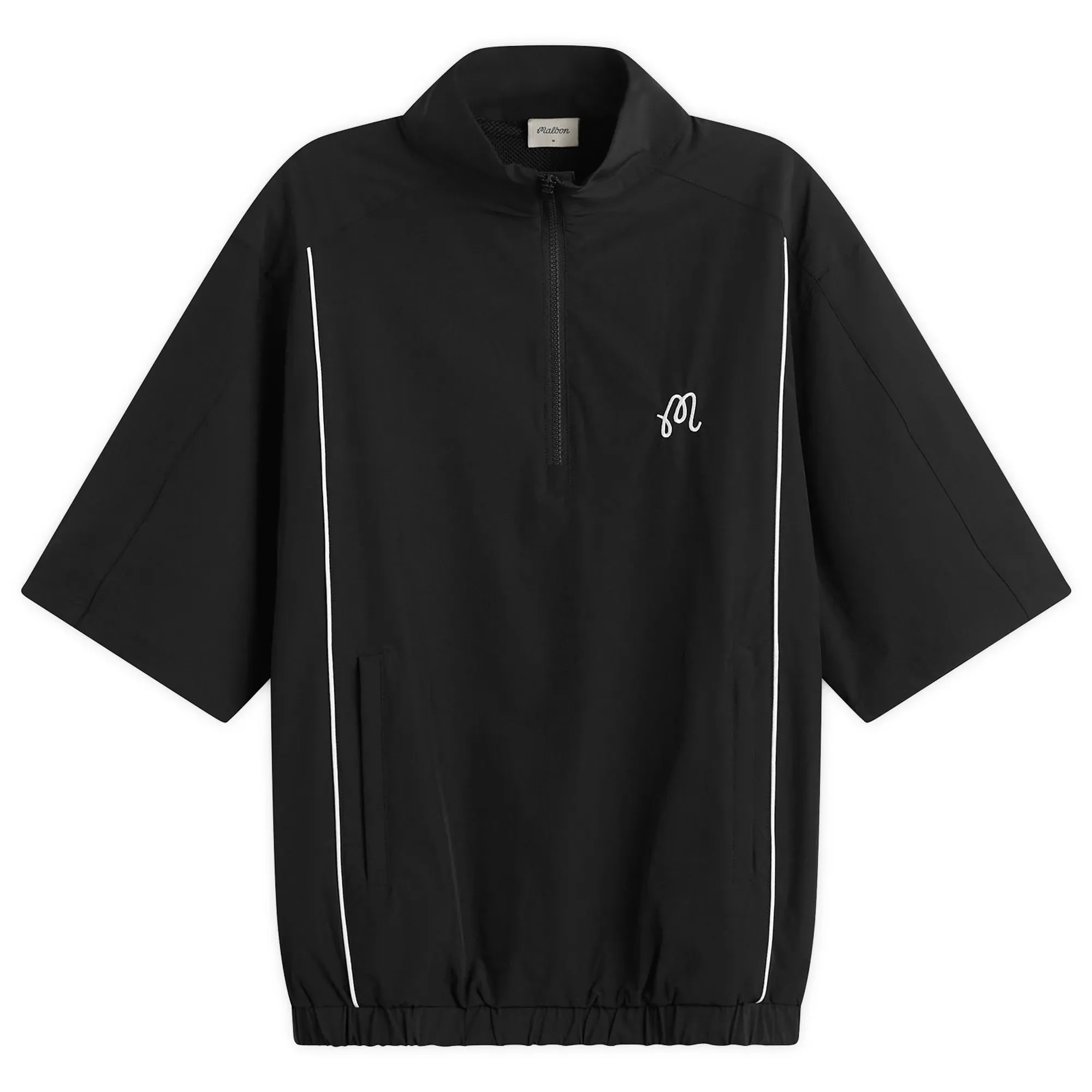 Malbon Men's Links Wind Shirt Black