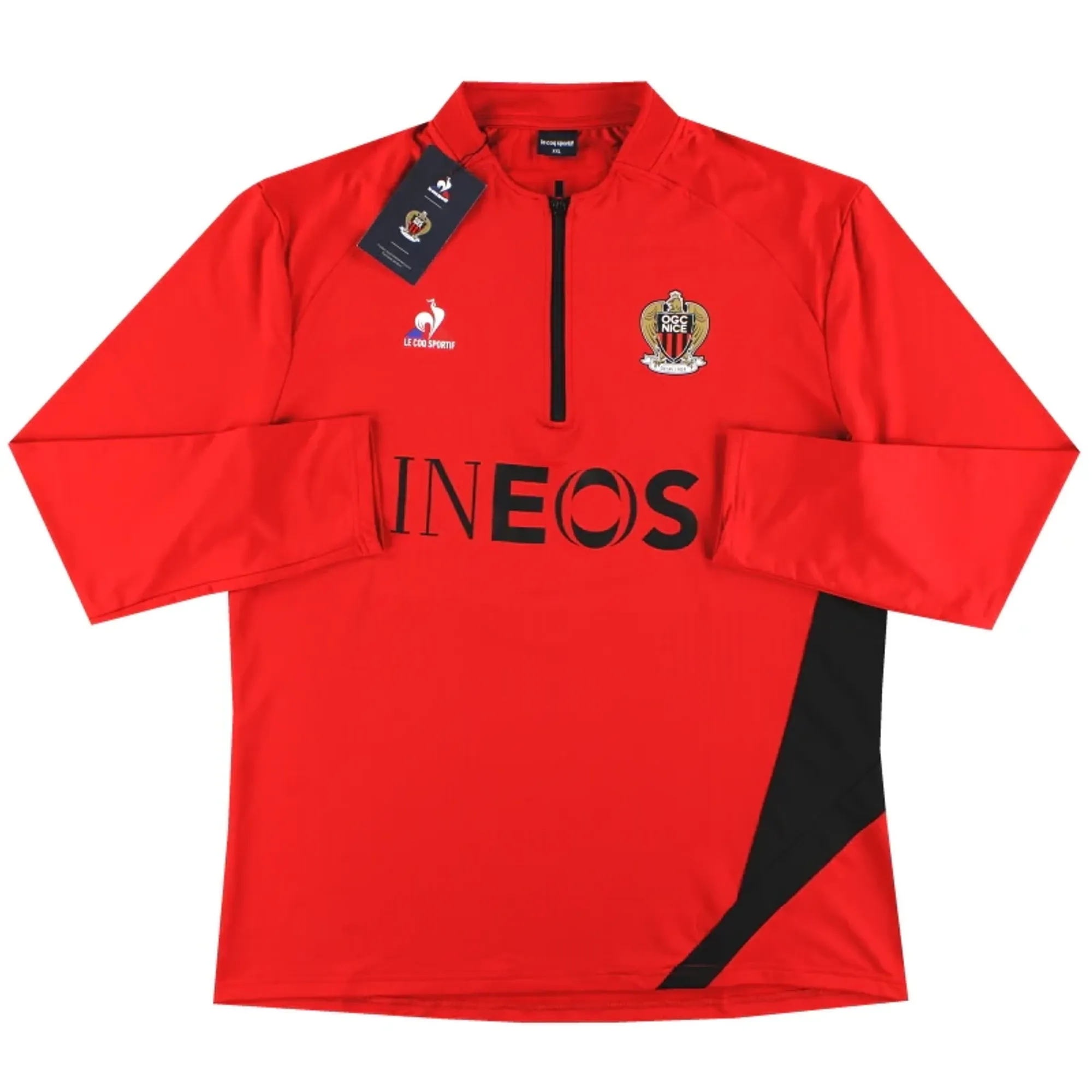 2023-24 Nice Le Coq Sportif 1/4 Zip Training Top *w/tags* XXL - Other French Clubs / w/tags 