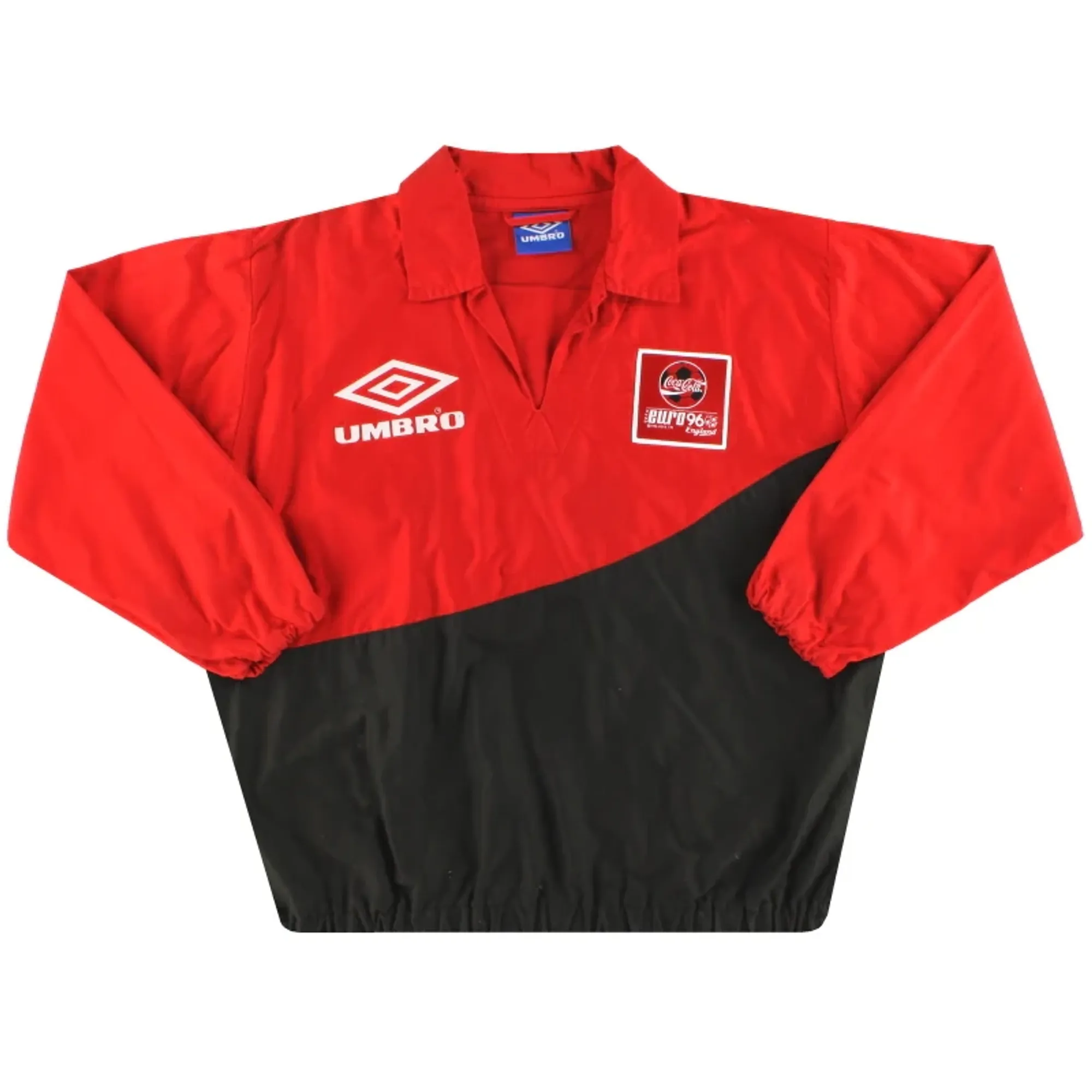 1996 European Championship Umbro Coca-Cola Drill Top L - Other European / Excellent 