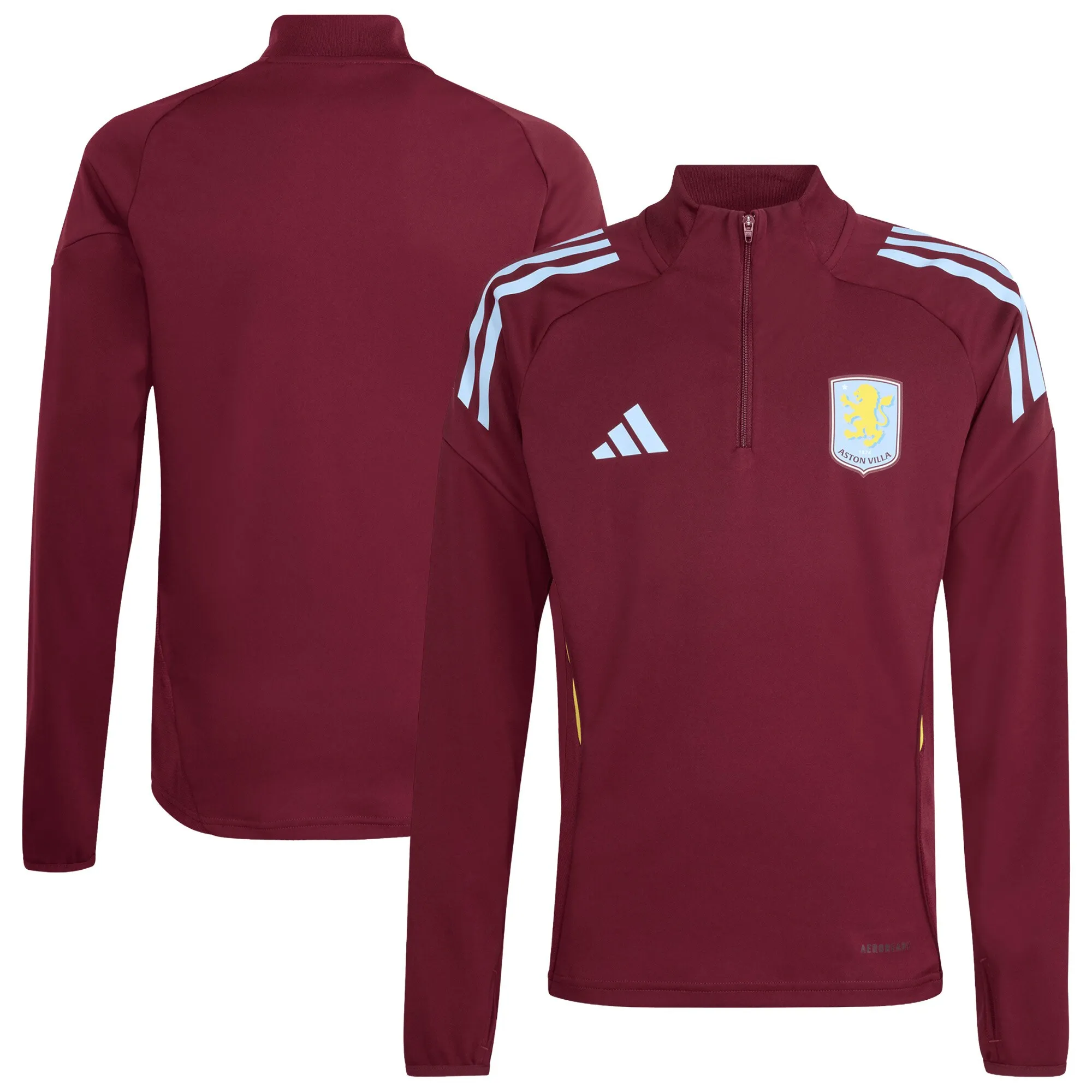 Aston Villa adidas Training Top - Claret