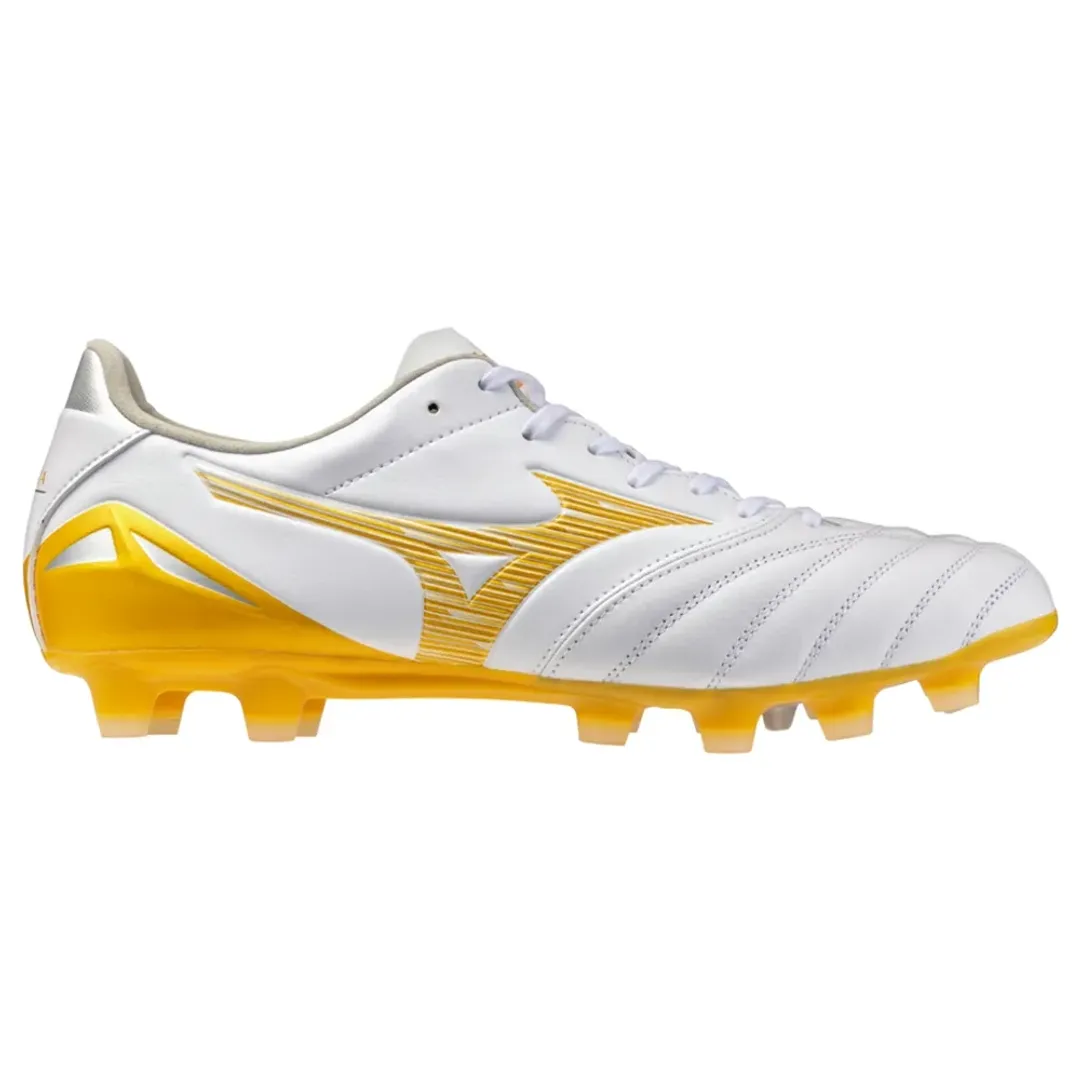 Mizuno Morelia Neo IV Pro FG White MP Gold Cool Gray | P1GA2634-50