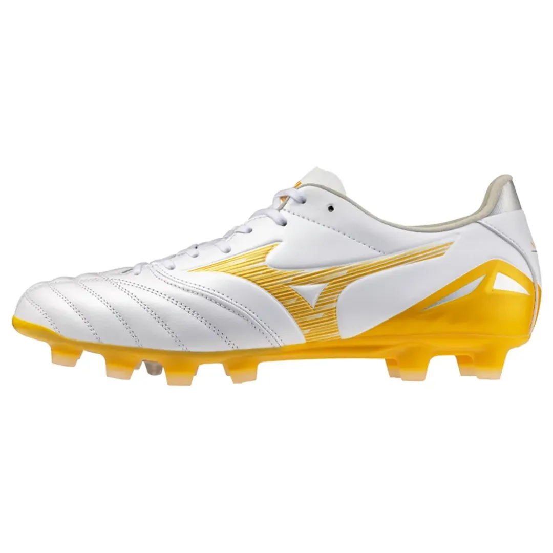 Mizuno Morelia Neo IV Pro FG White MP Gold Cool Gray | P1GA2634-50