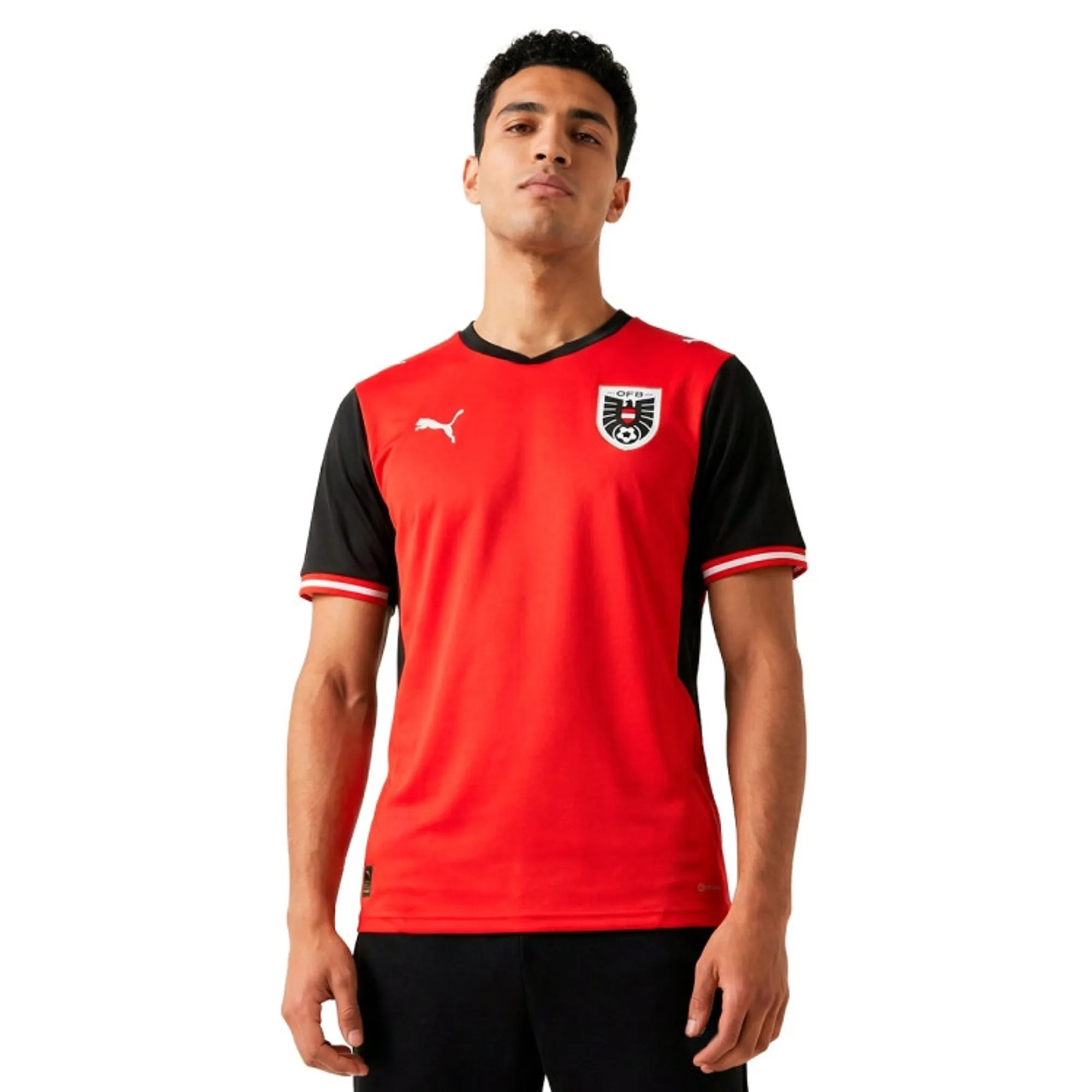 PUMA Austria Home Jersey Men, Red/Black, size 3XL