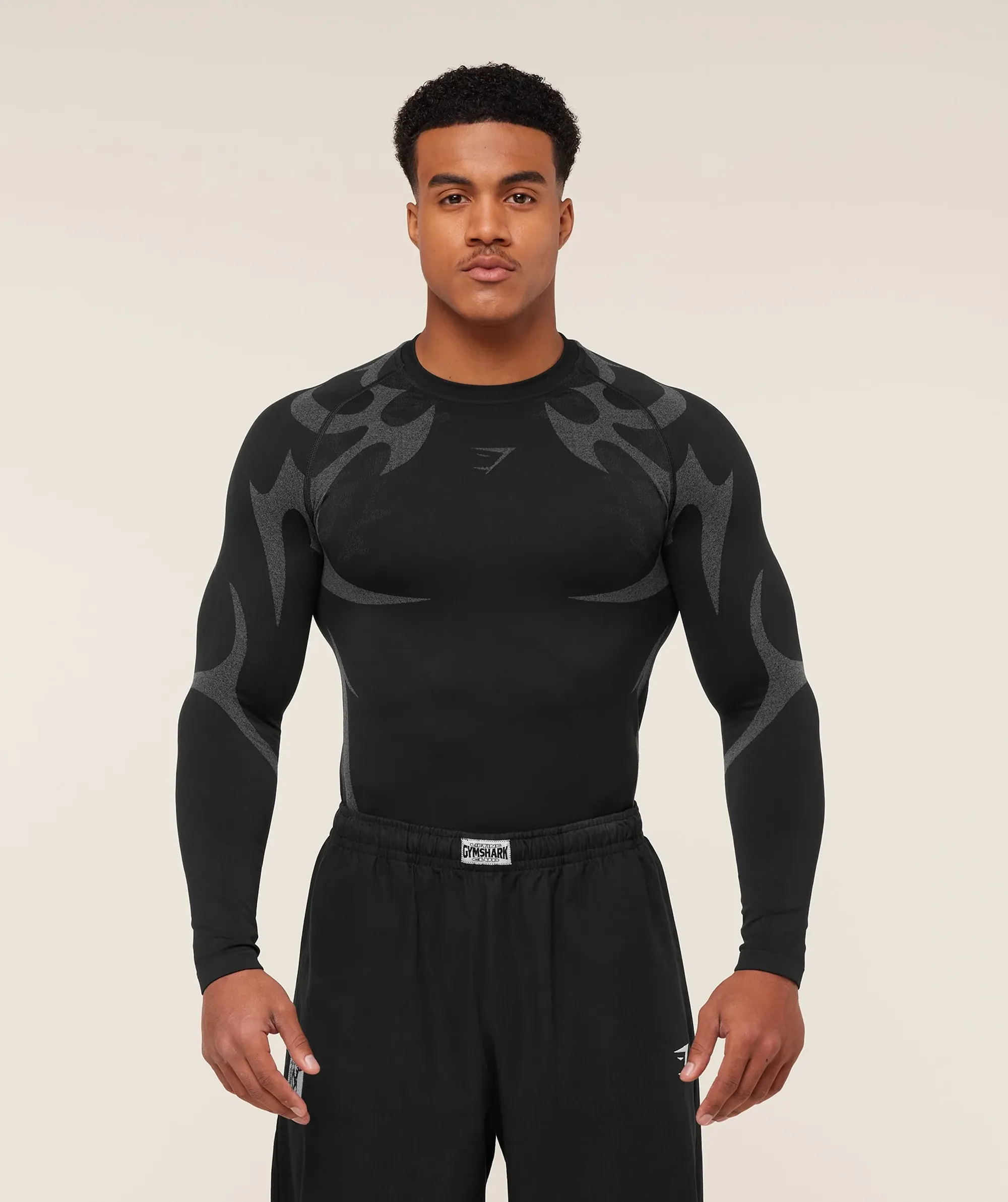 Gymshark Compression Shirt | Gymshark Long Sleeve Tops | FOOTY.COM