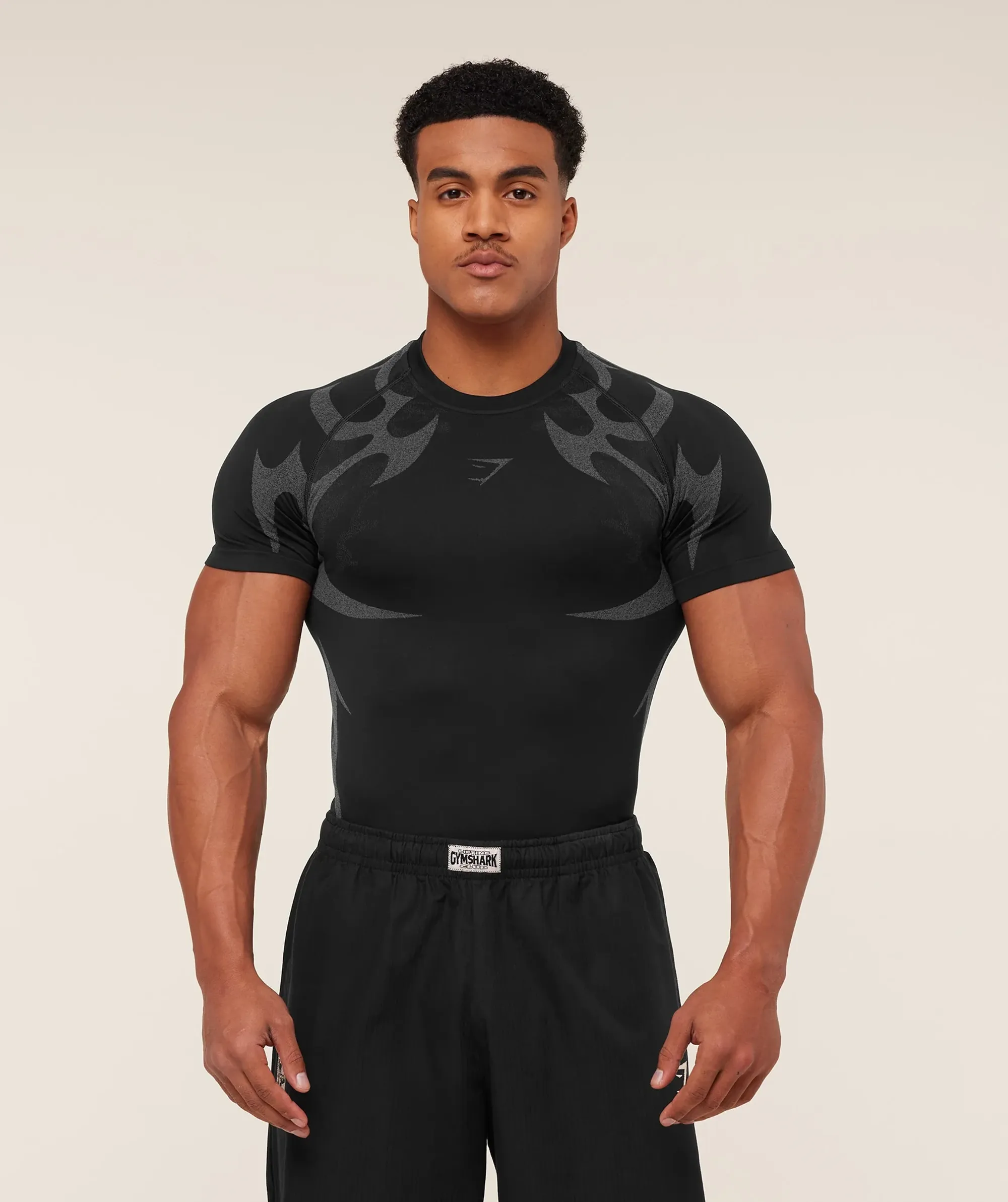  Storm Seamless T-Shirt - Black/Pitch Grey