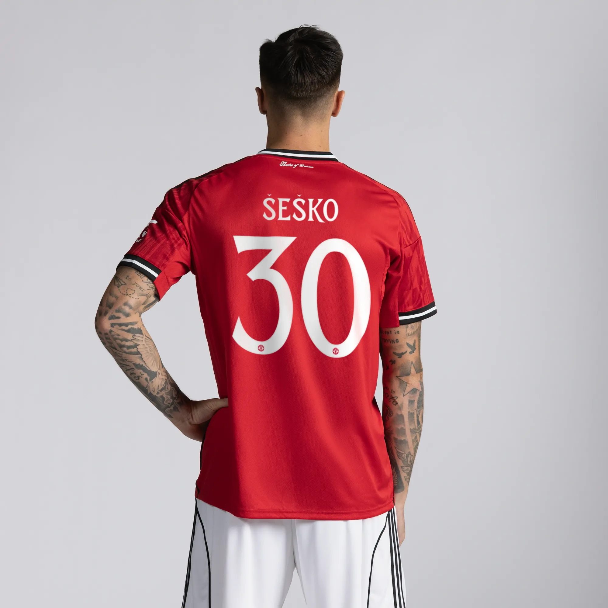 Manchester United 25/26 Home Jersey with Sesko 30 Club Printing
