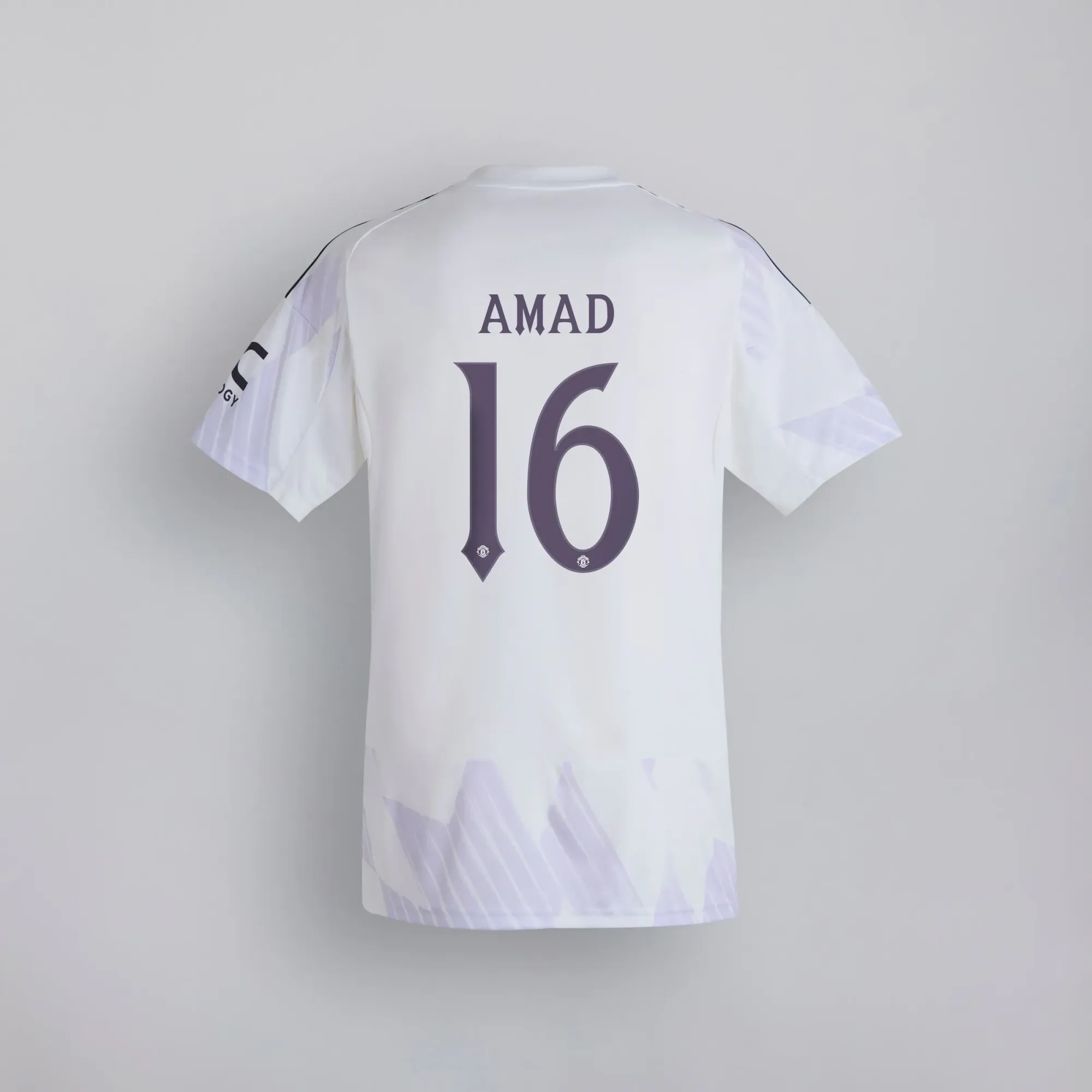 Manchester United 25/26 Away Kids Jersey with Amad 16 Club Printing