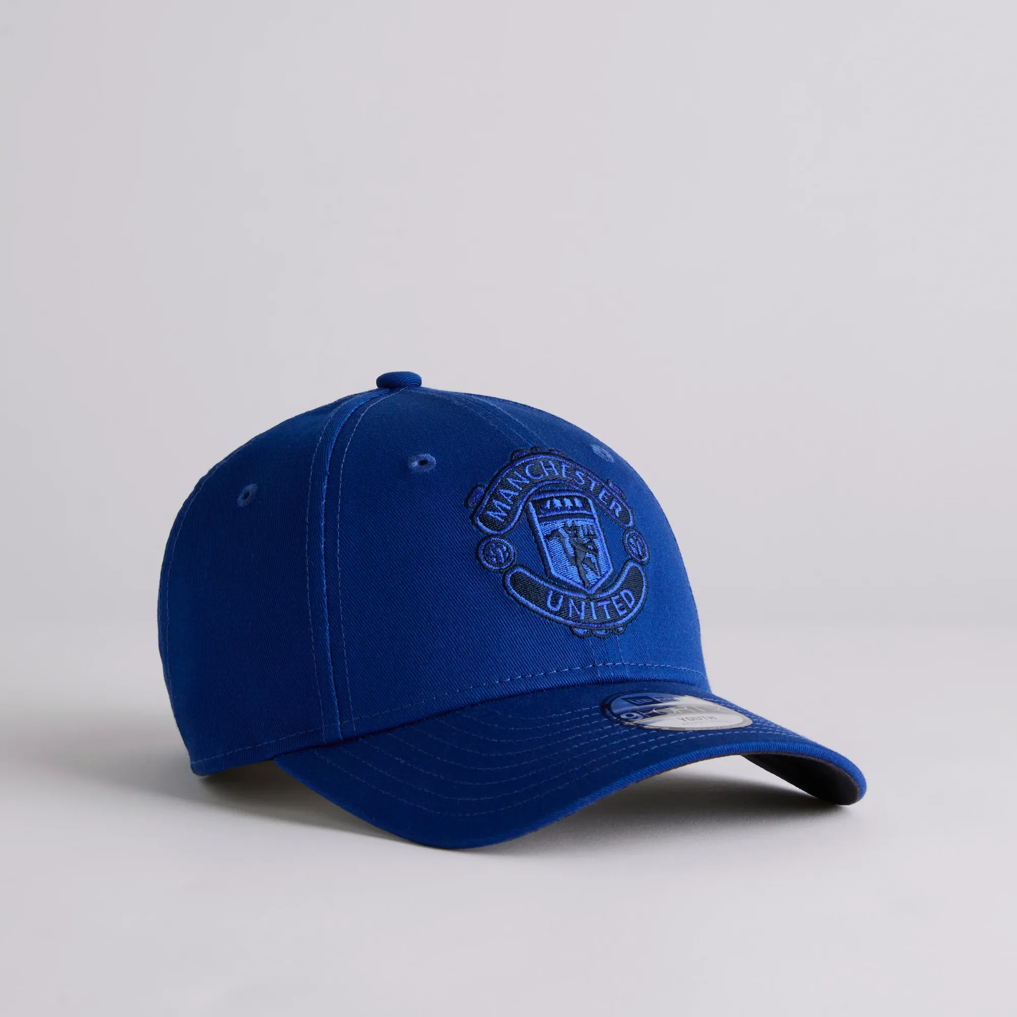 Manchester United x New Era Kids Oversize Golfer 39Thirty Cap Cobalt Blue