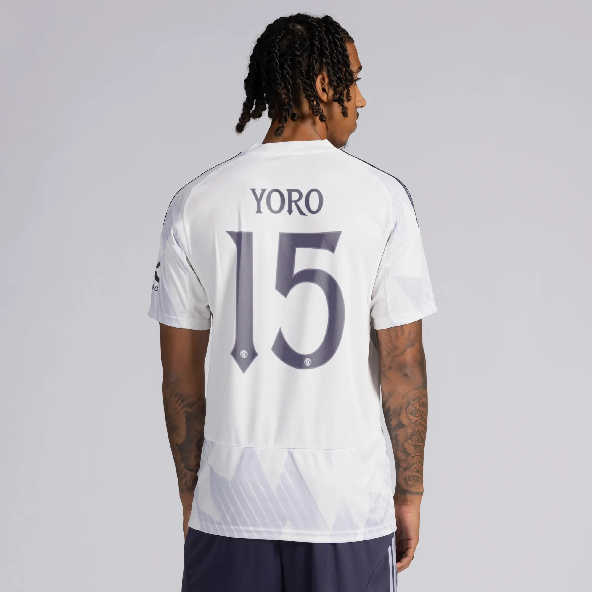 Manchester United 25/26 Away Jersey with Yoro 15 Club Printing
