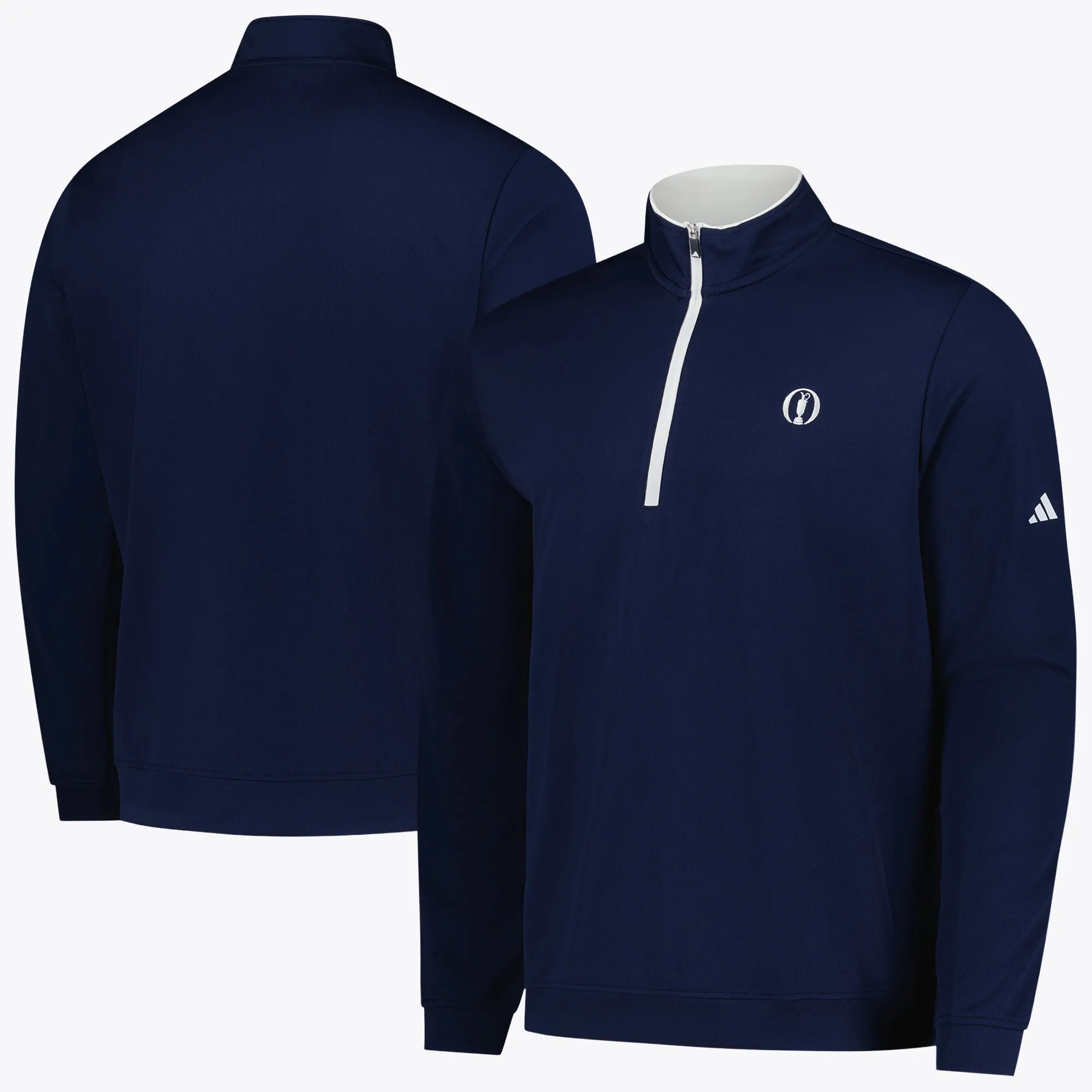 Manchester United x adidas Golf Lightweight 1/2 Zip Top Navy