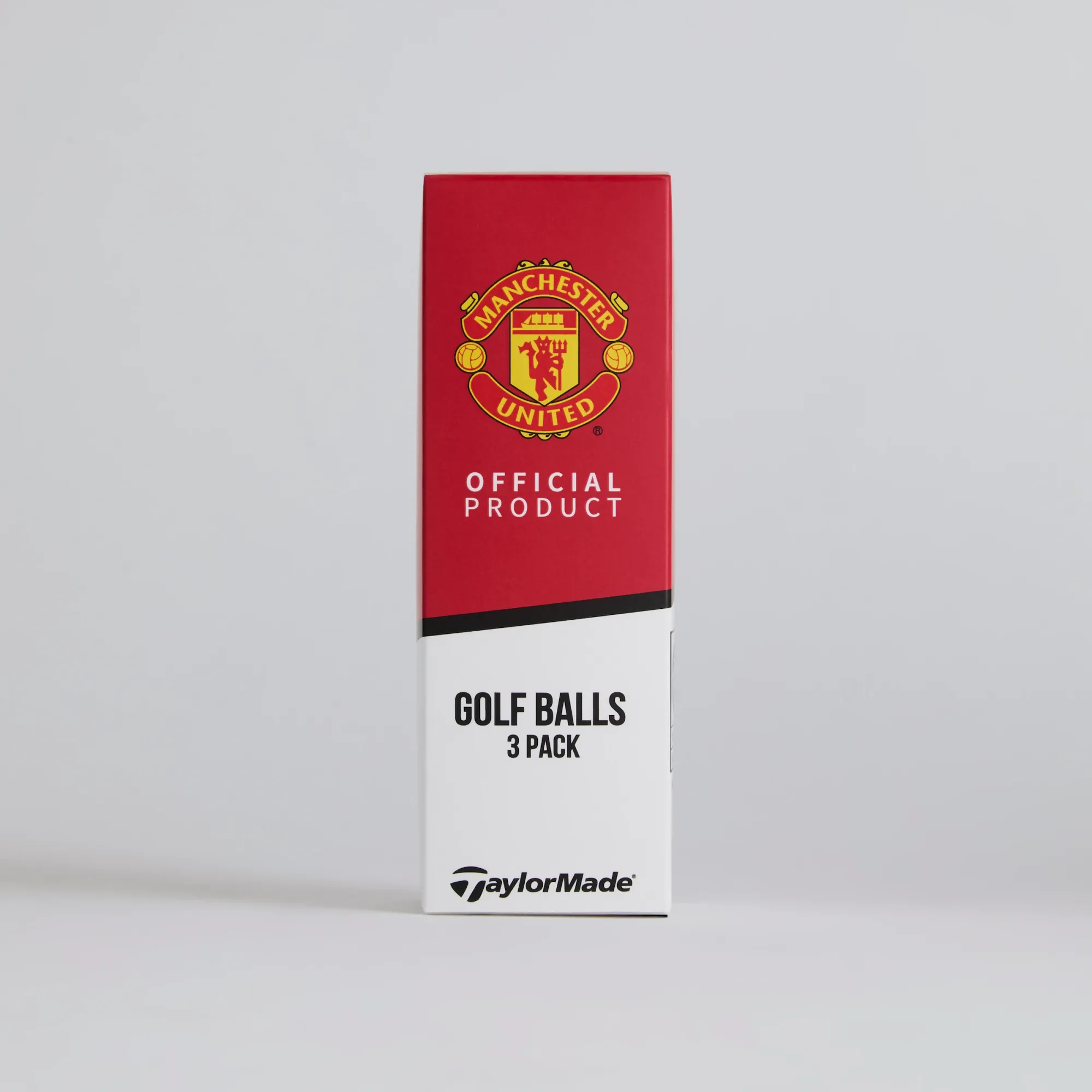 Manchester United X TaylorMade Golf Balls 3 Pack White
