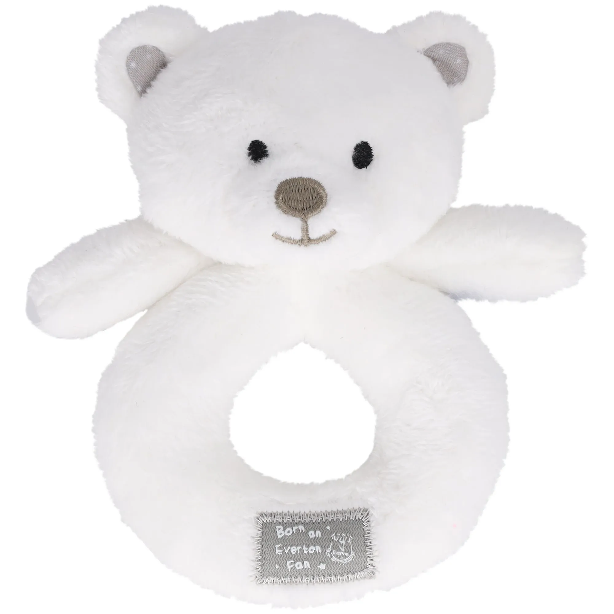 Everton Hushabye Rattle - White