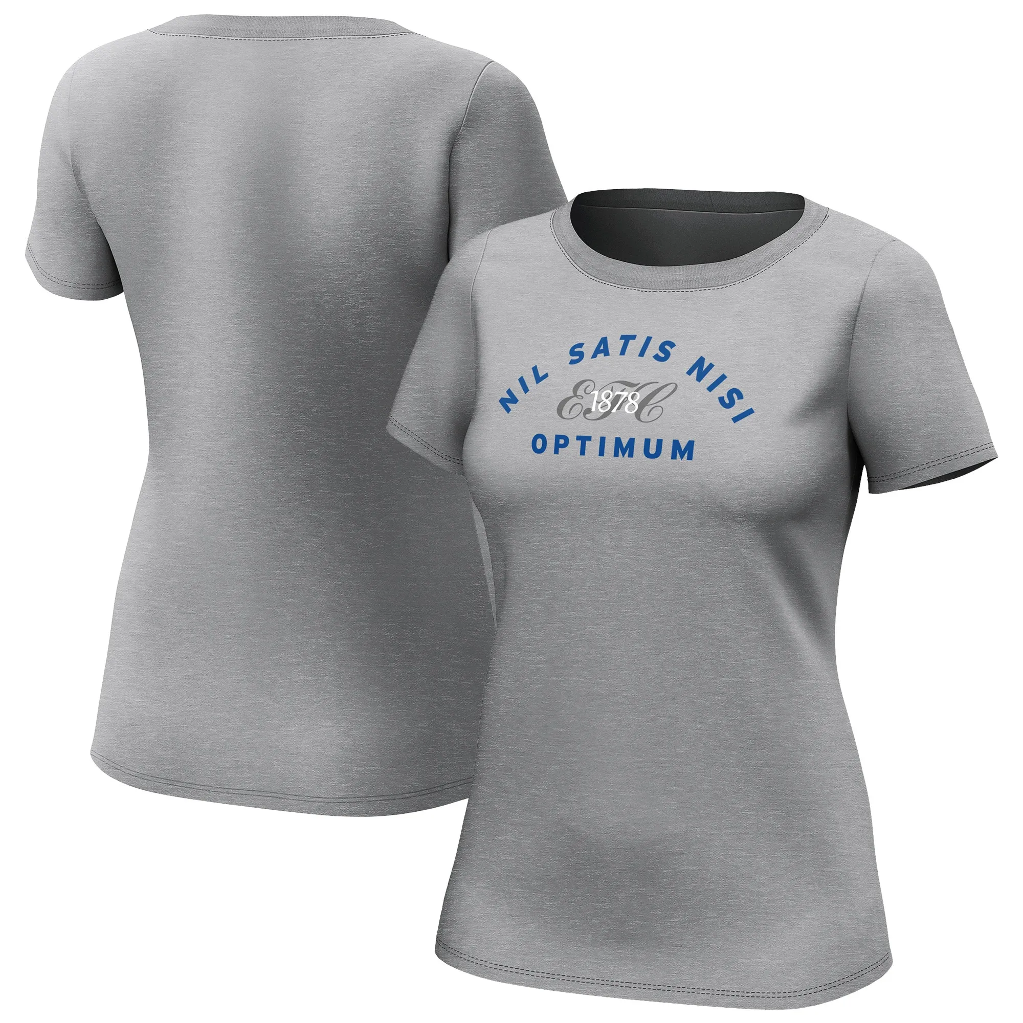 Everton Wordmark Graphic T -Shirt - Sport Grey - Womens
