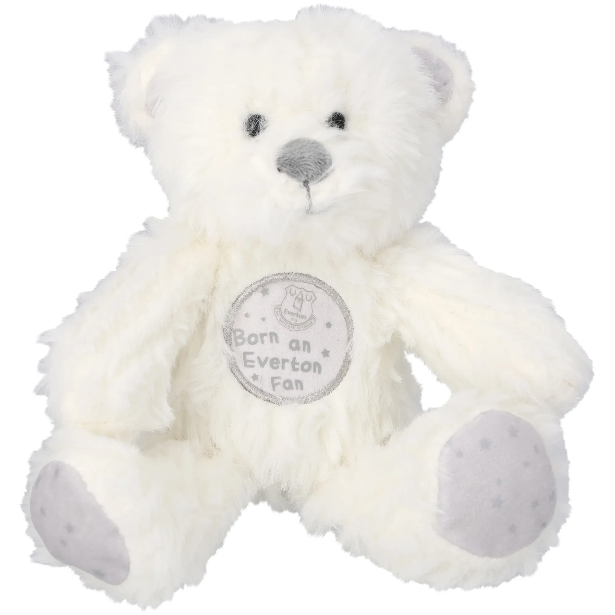 Everton Hushabye Bear - White - 16cm