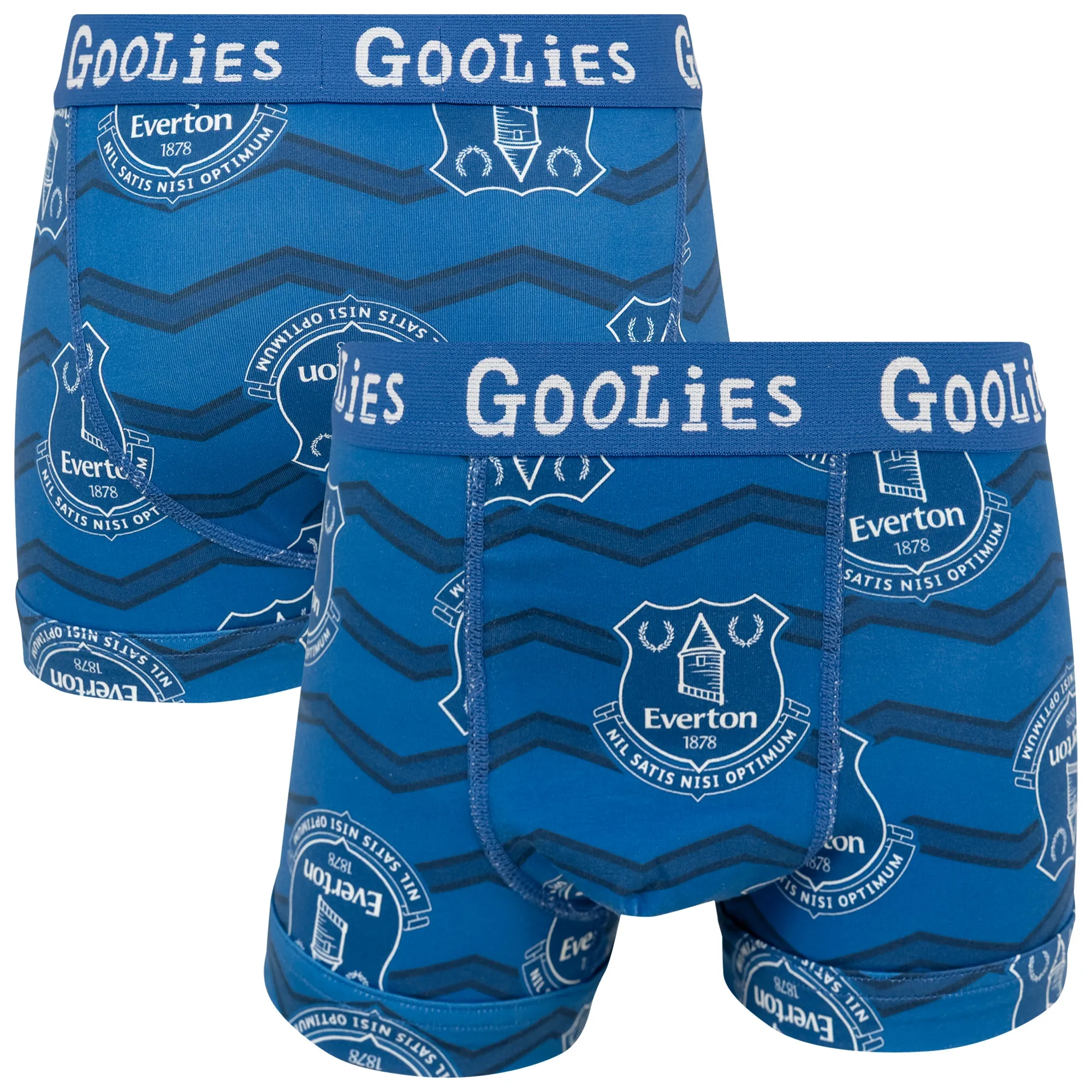 Everton Oddballs Home Boxer Shorts - Blue - Kids