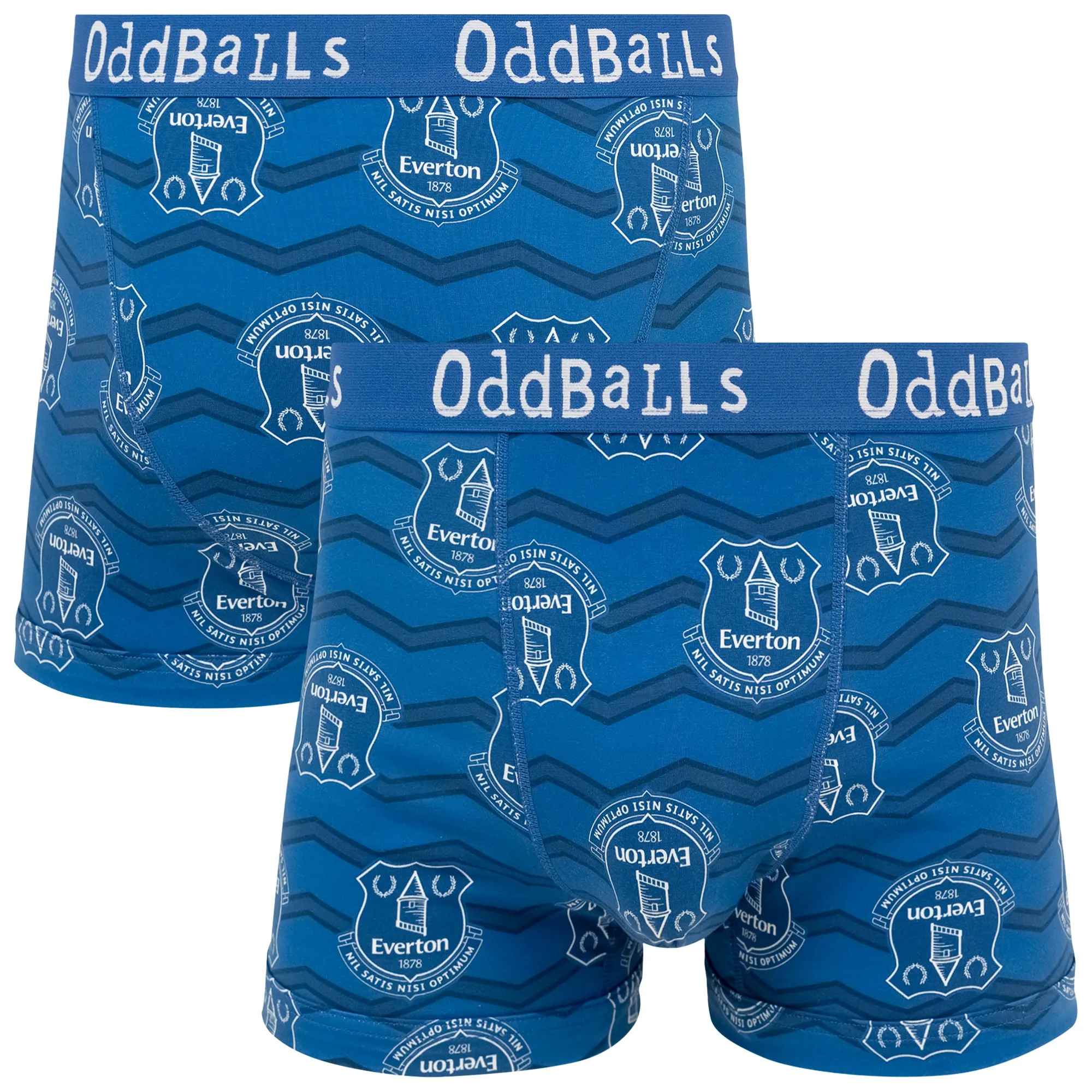 Everton Oddballs Home Boxer Shorts - Blue - Mens