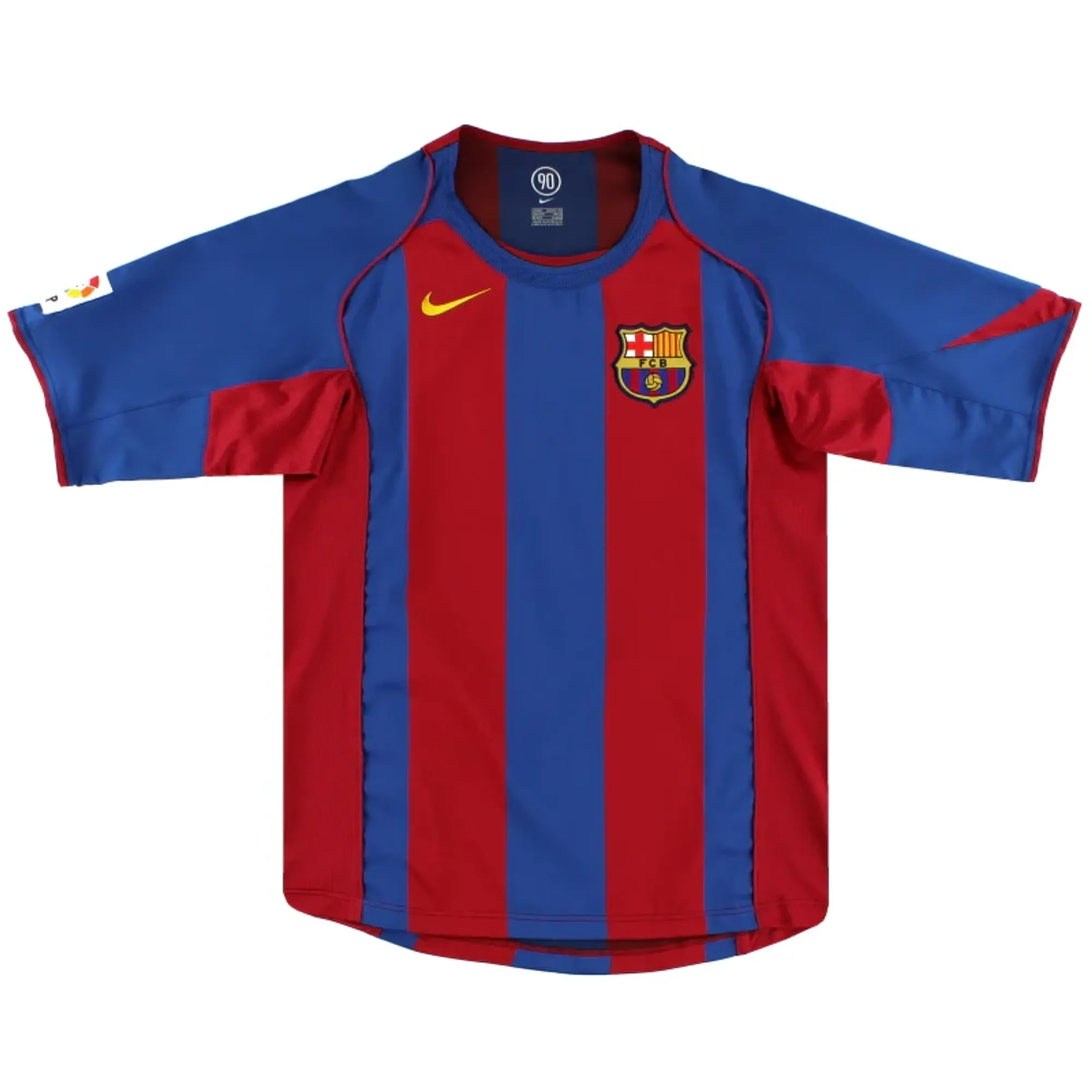 2004-05 Barcelona Nike Home Shirt *Mint* L - Barcelona / Mint