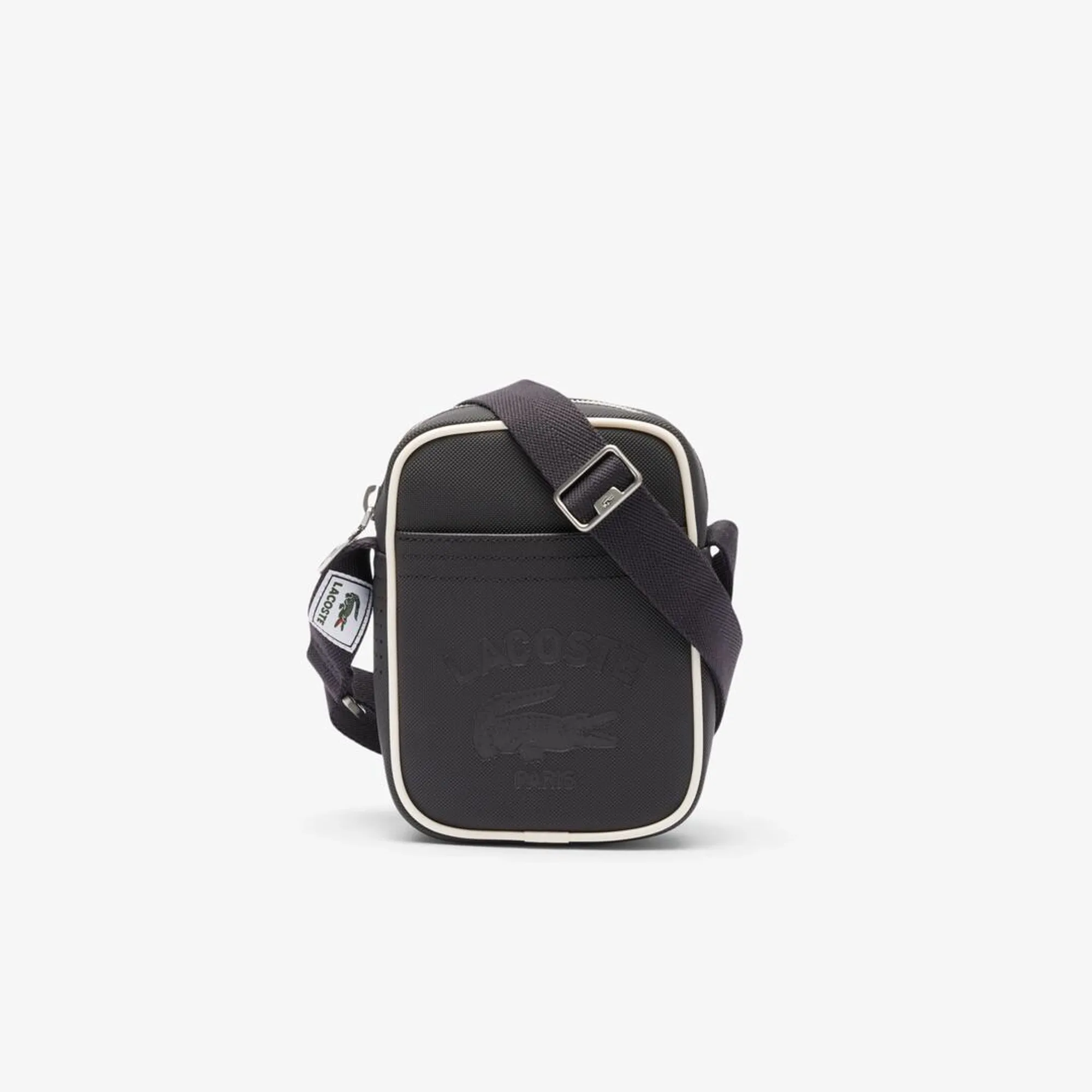 Lacoste Club 1930 Petit Piqué Effect Vertical Satchel - Abimes Farine