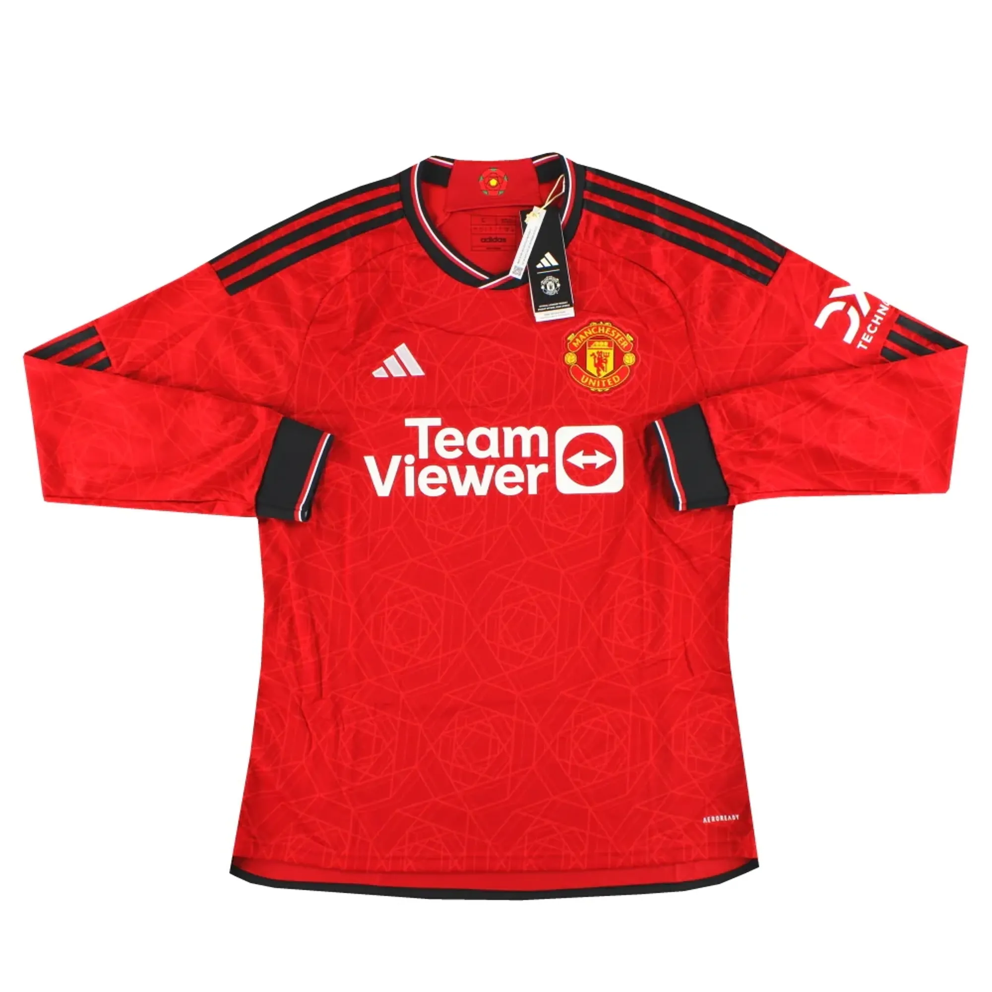 2023-24 Manchester United adidas Home Shirt L/S *w/tags* - Manchester United / w/tags 