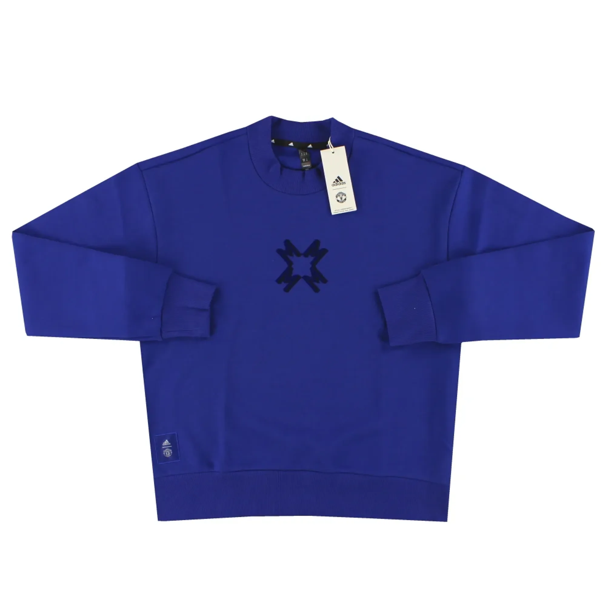 2024-25 Manchester United adidas Seasonal Doubleknit Crew Sweatshirt *w/tags* - Manchester United / w/tags 