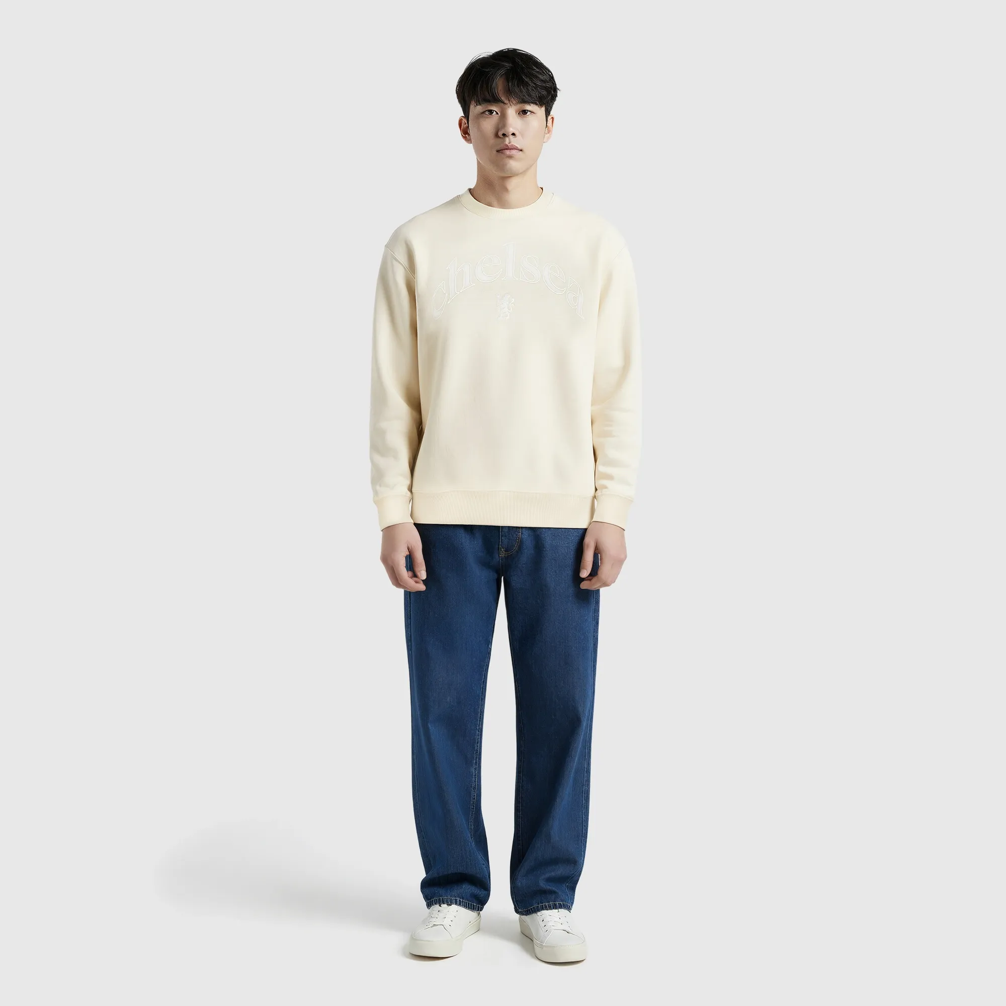 Chelsea Elements Super Soft Fleece Crew Sweatshirt - Whitecap Grey