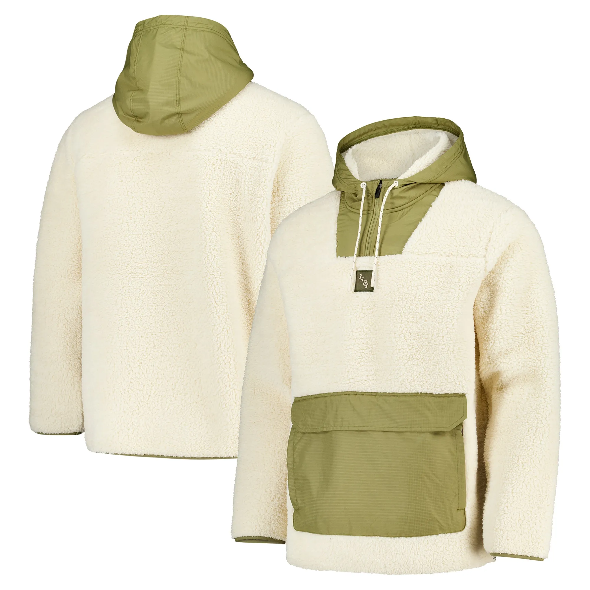 Sunderland Elements Micro Fleece Hooded Quarter Zip - Whitecap Grey - Mens