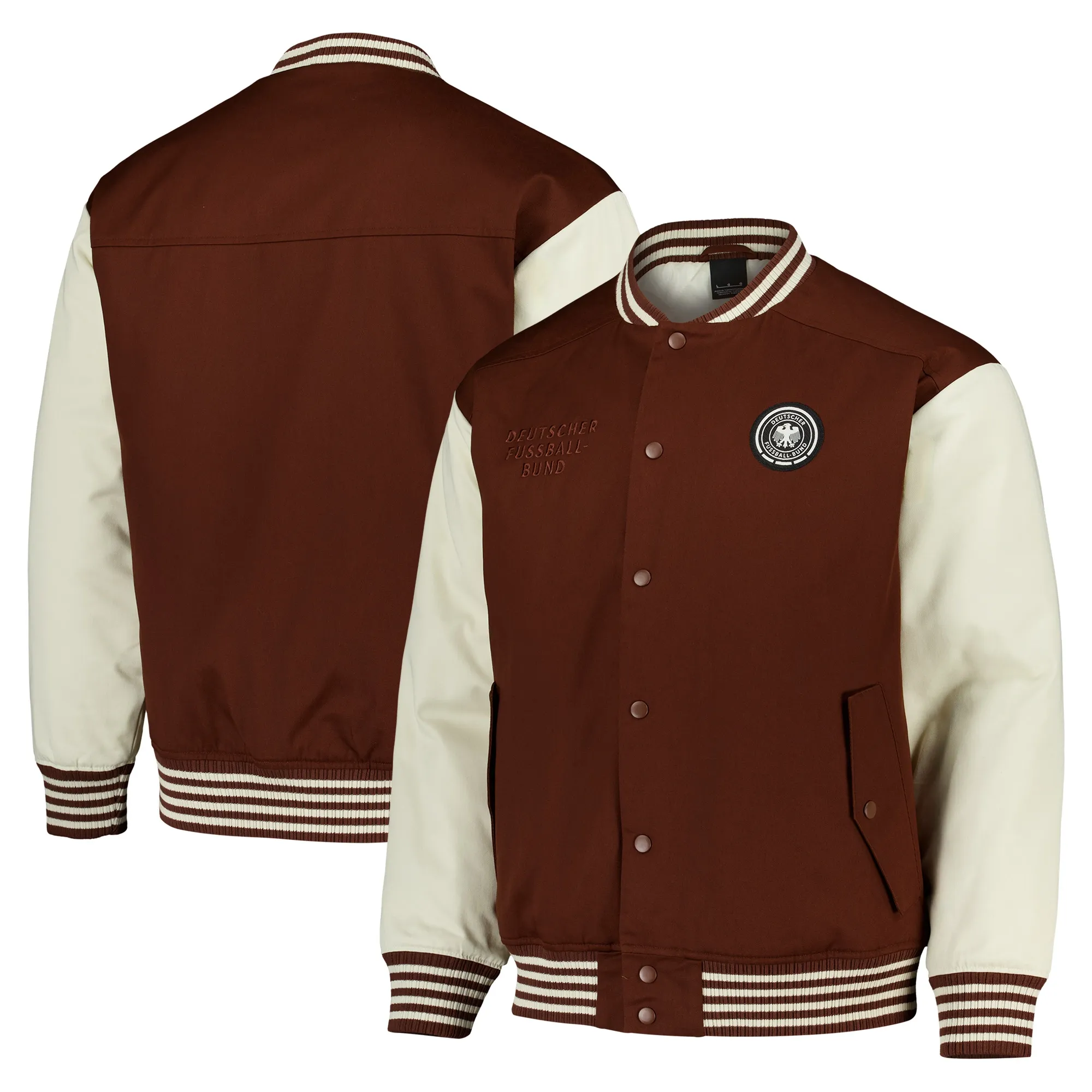 DFB Elements Varsity Jacket - Cappucino - Mens