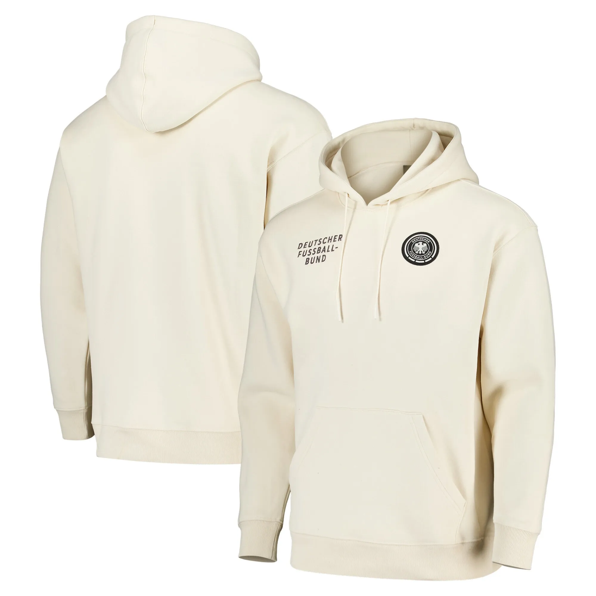 Germany Elements Super Soft Fleece Pullover Hoodie - Whitecap Grey  - Mens