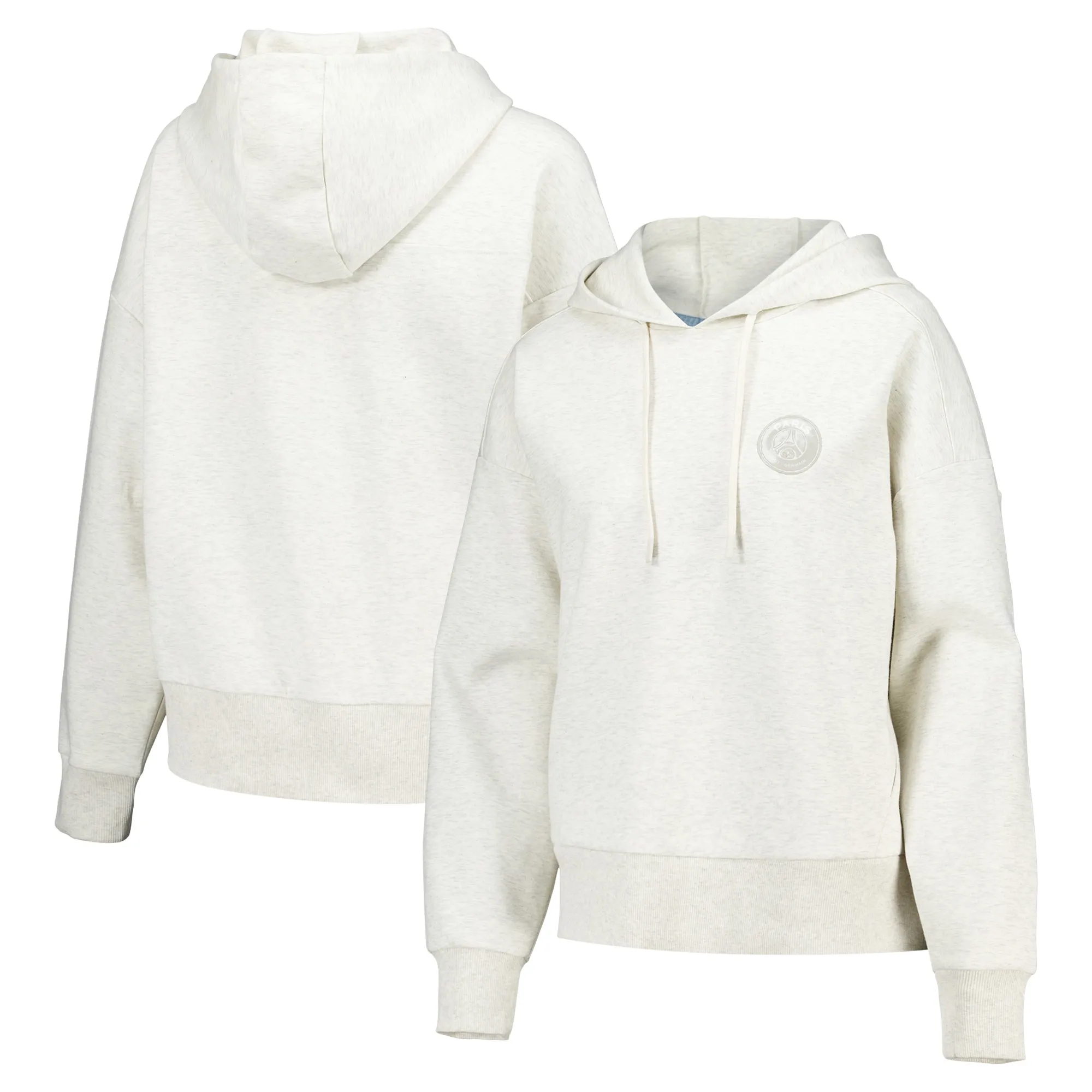 PSG Studio Cotton Fleece Pullover Hoodie - Oatmeal - Womens