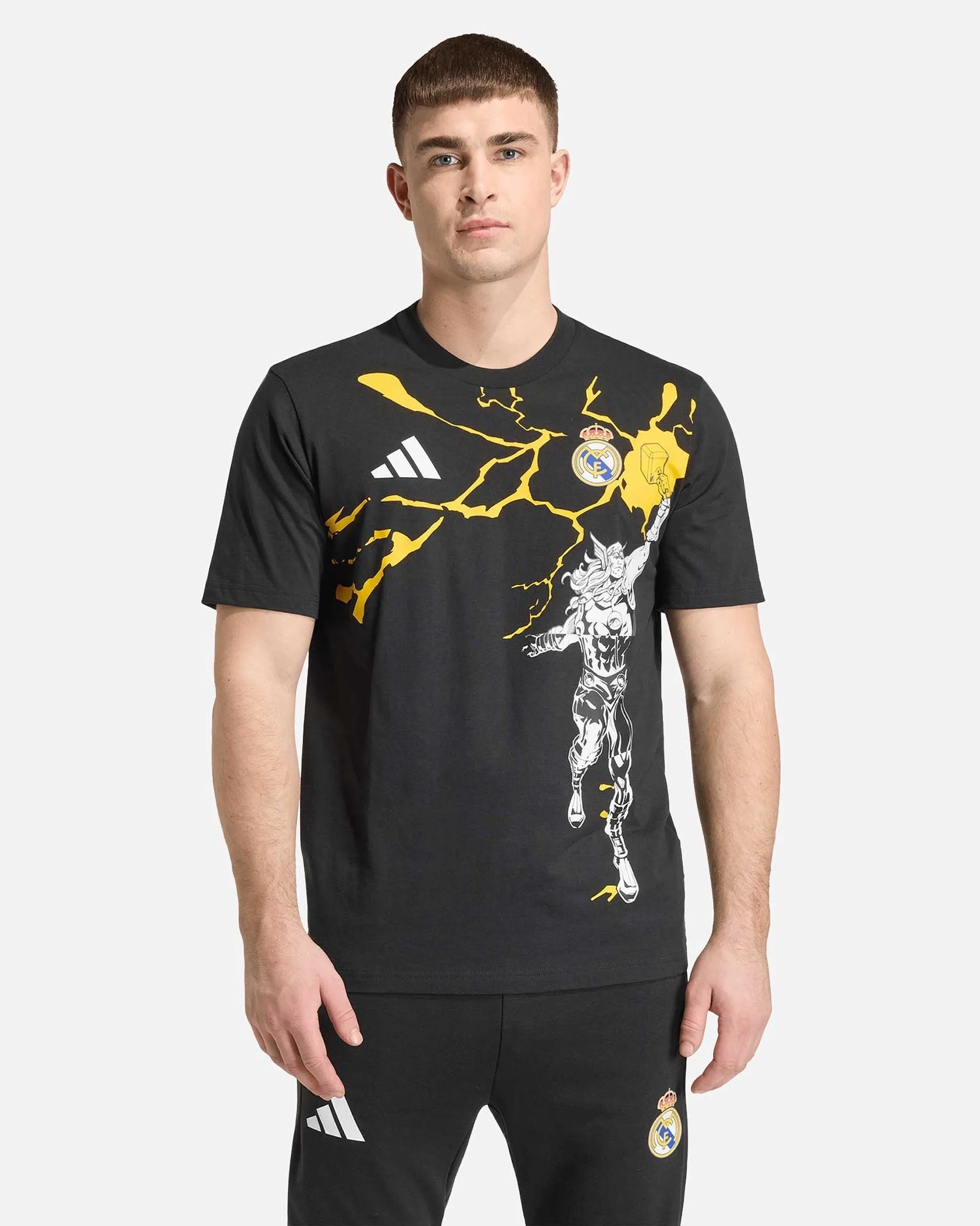 T-Shirt Adidas Real Marvel Tee Black Xl