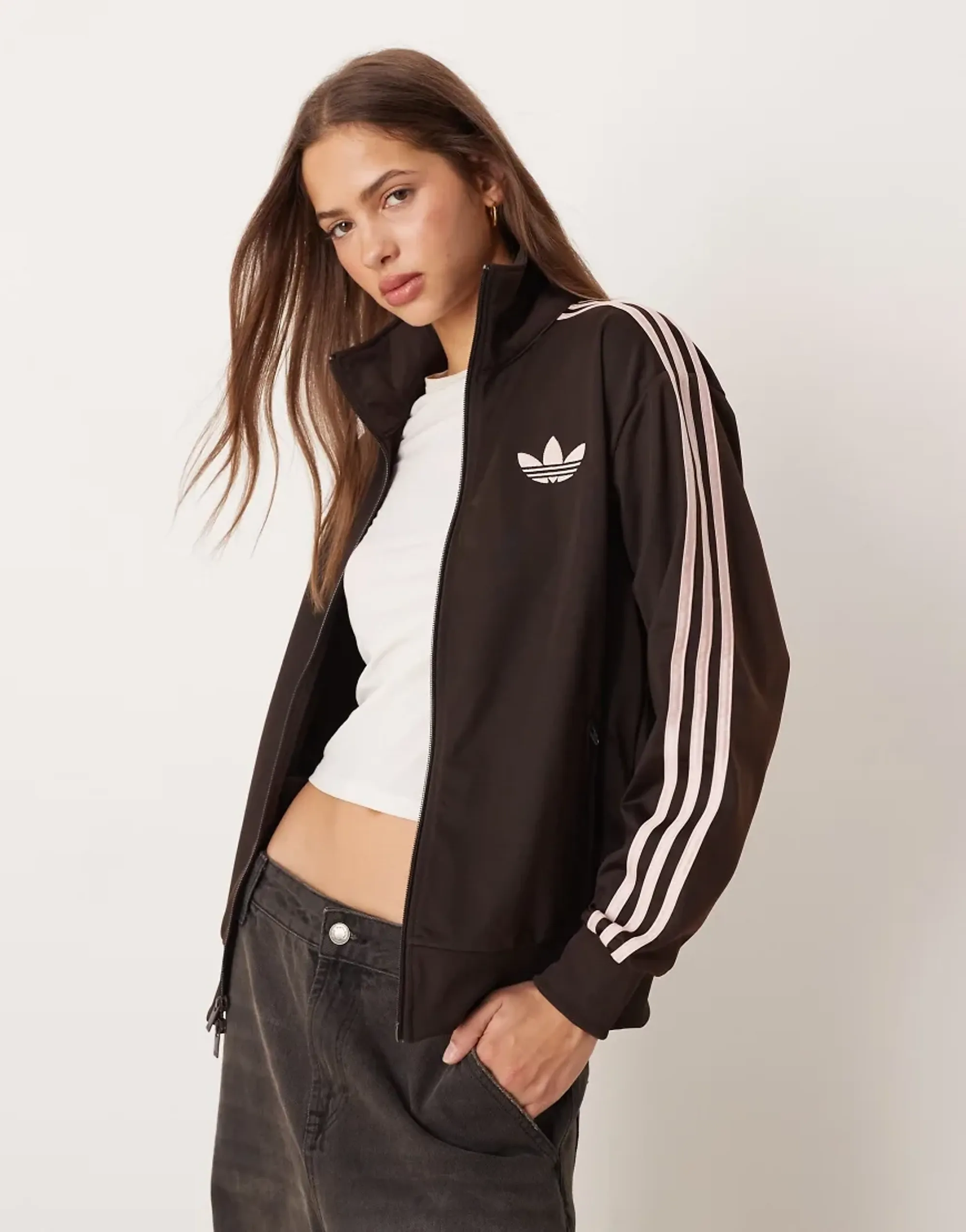 Adidas Originals Firebird Loose Full Zip Sweatshirt