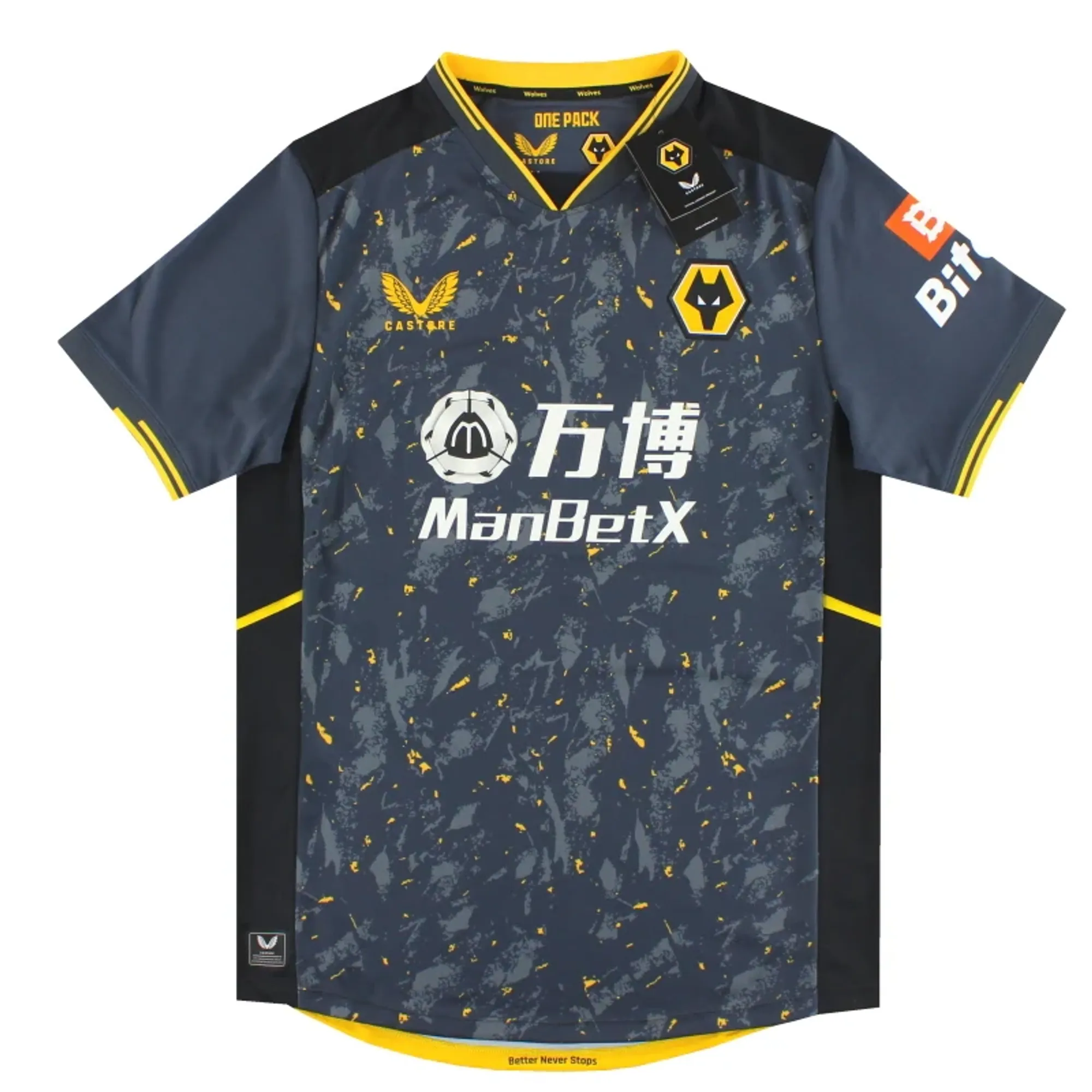 2021-22 Wolves Castore Pro Away Shirt *BNIB* M - Wolves / BNIB 