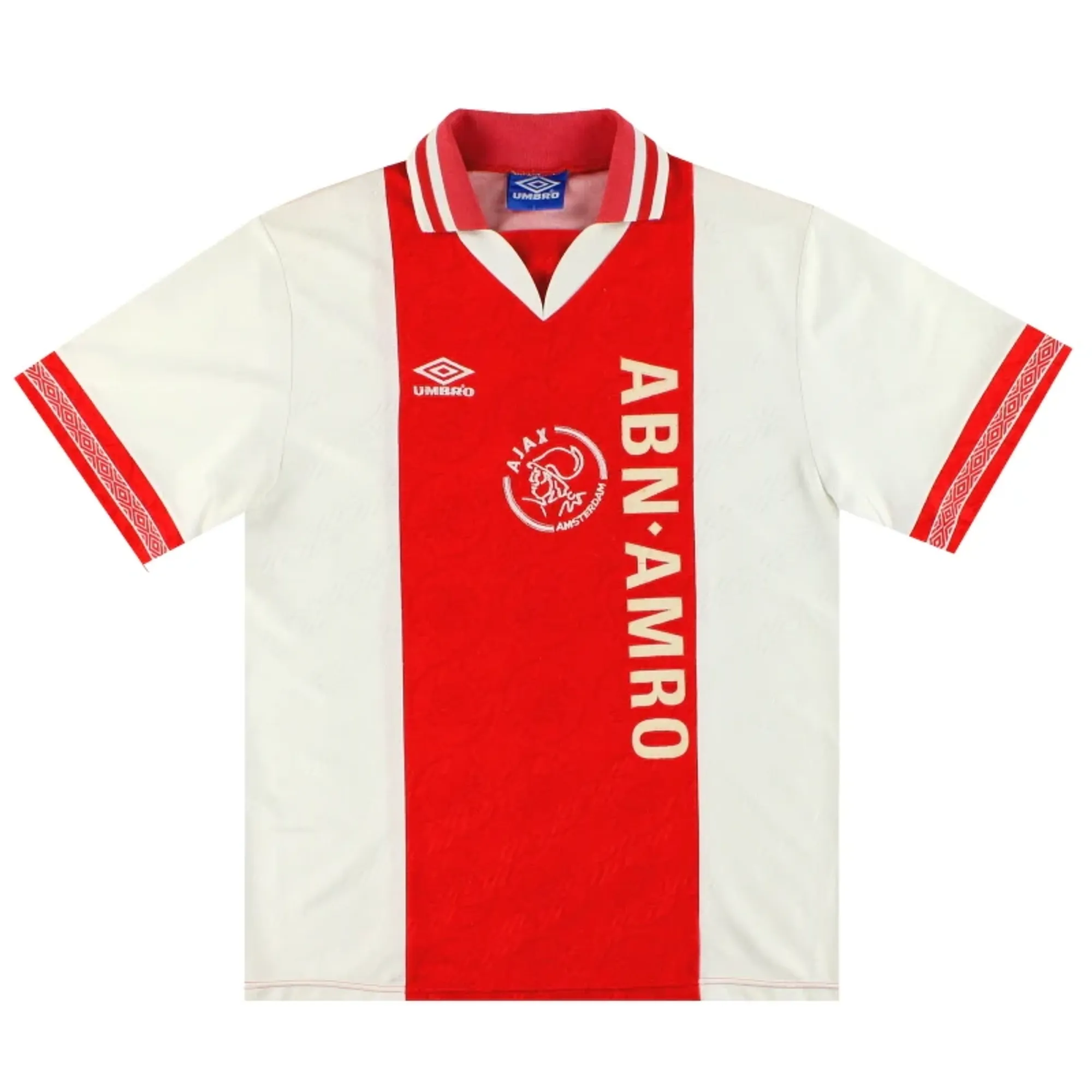1994-95 Ajax Umbro Home Shirt M - Ajax / Excellent 