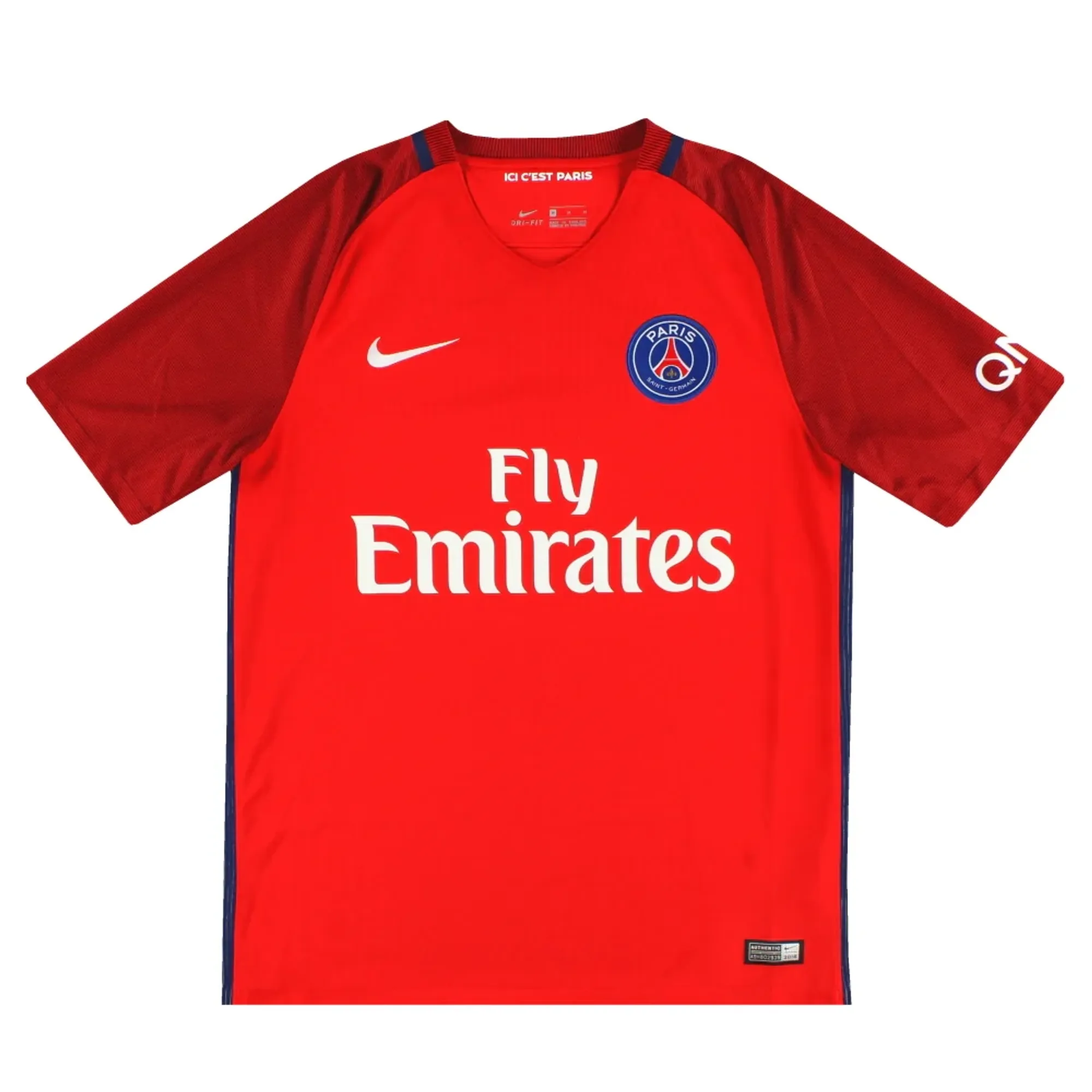 2016-17 Paris Saint-Germain Nike Away Shirt M - Paris Saint-Germain / Excellent