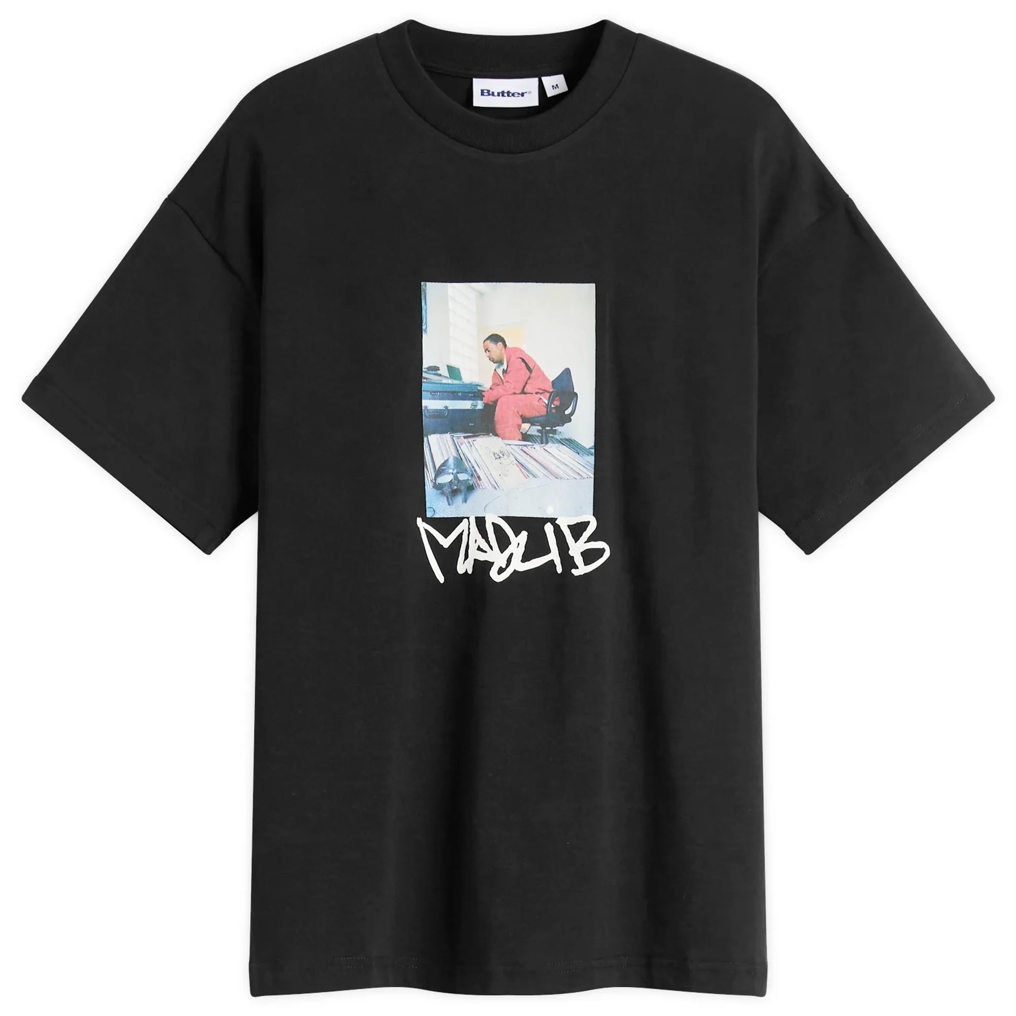 Butter Goods Men's x Madlib Bomb Shelter Tee Black