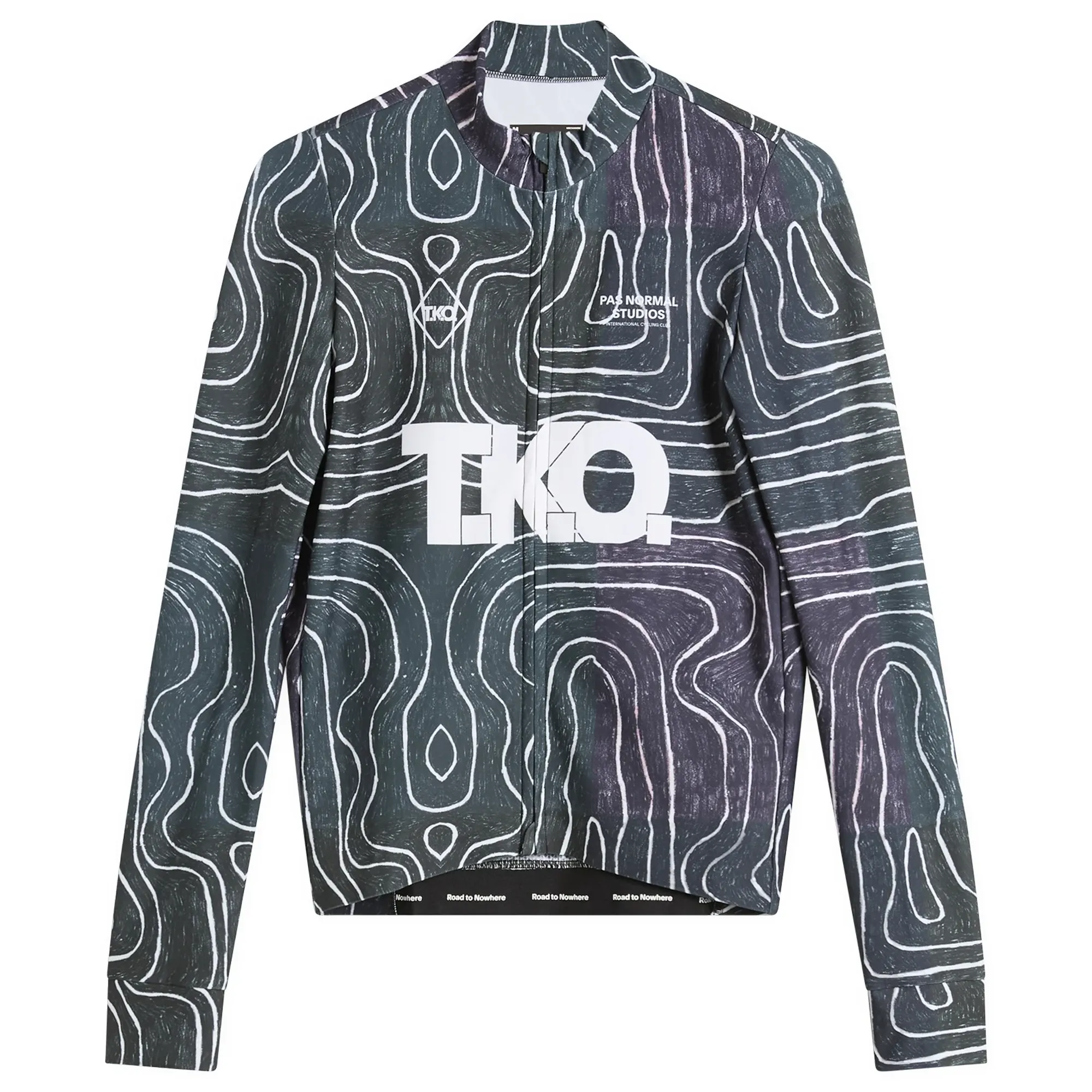 Pas Normal Studios Men's T.K.O. Mechanism Long Sleeve Jersey T.K.O. Black Multi