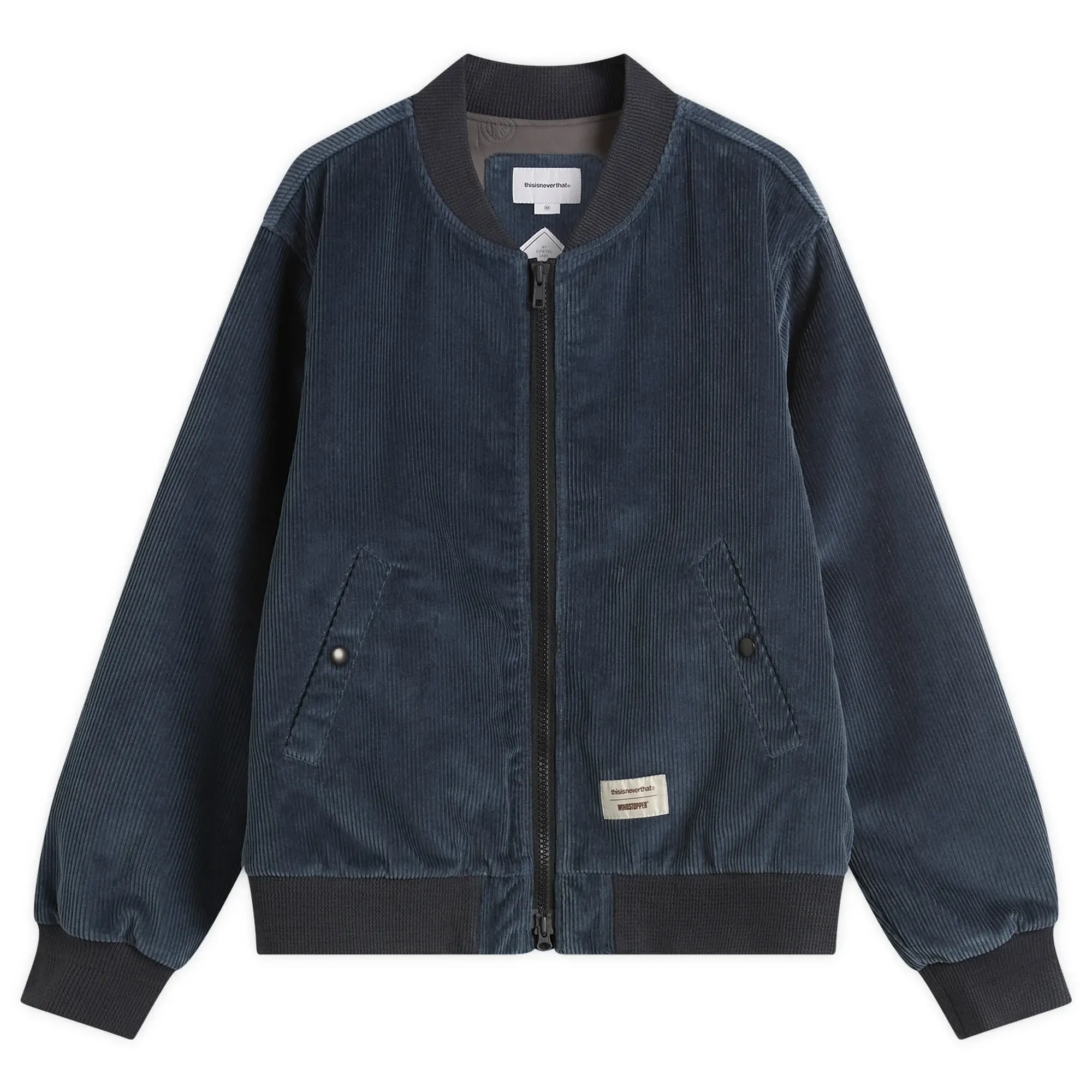 thisisneverthat Men's x GORE-TEX WINDSTOPPER Cord Jacket Navy