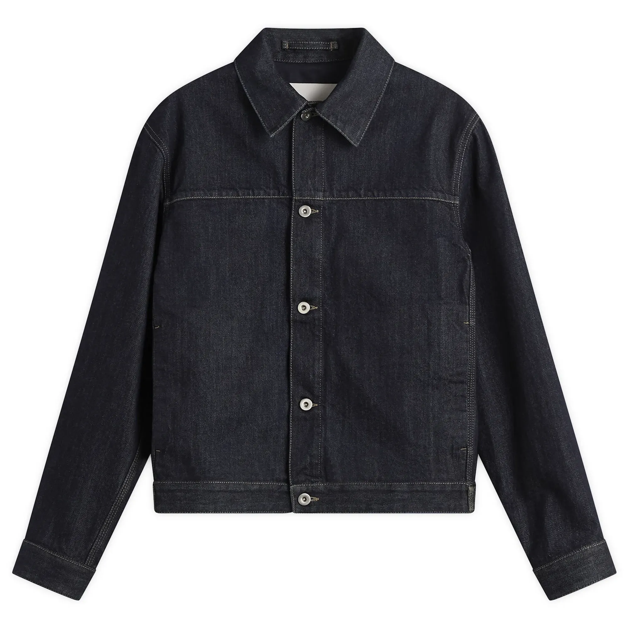 Jil Sander Men's Boxy Denim Jacket Magnet
