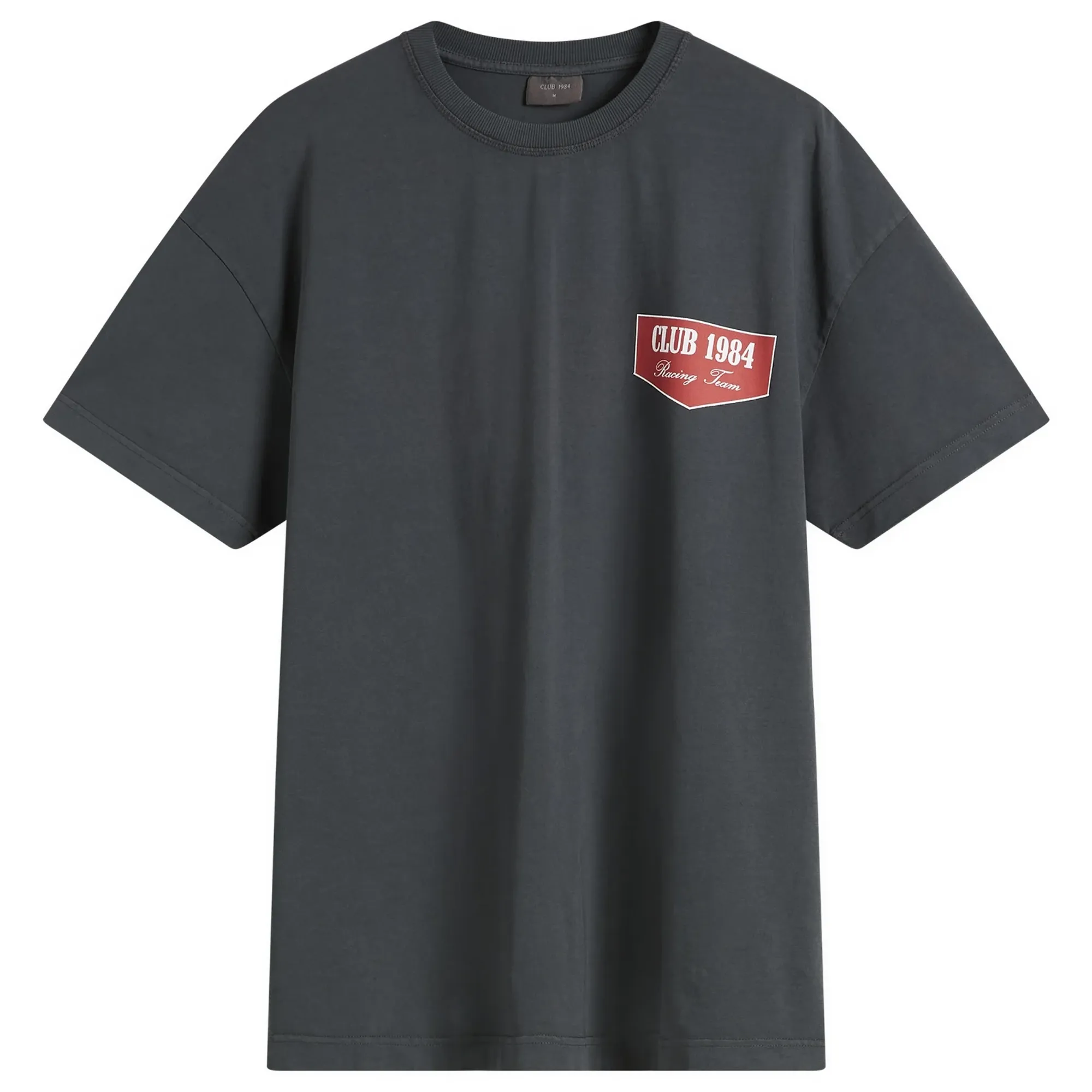 Club 1984 Men's Racing T-Shirt Washed Grey