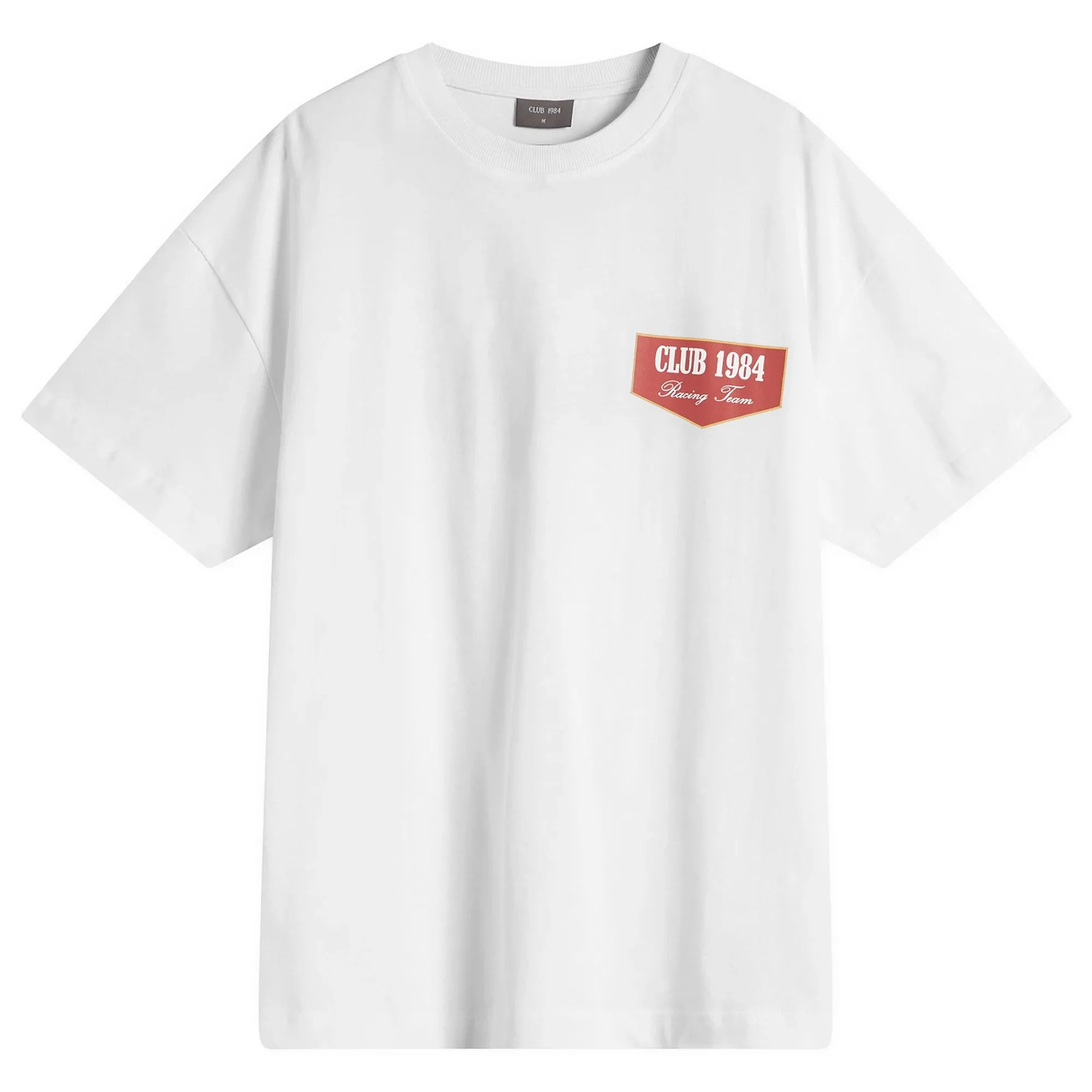 Club 1984 Men's Racing T-Shirt White