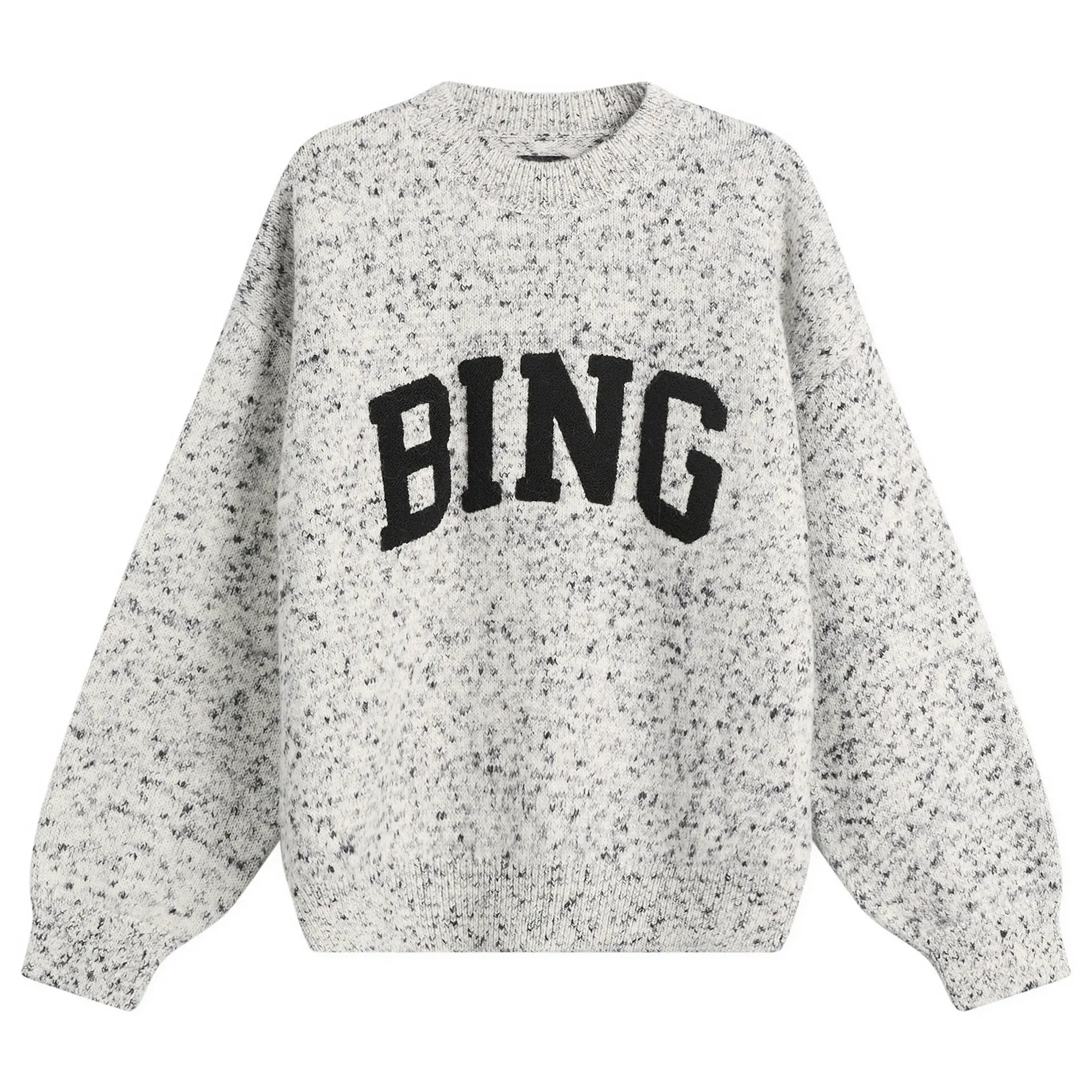 Anine Bing Women's Sydney Crew Sweatshirt White/Black