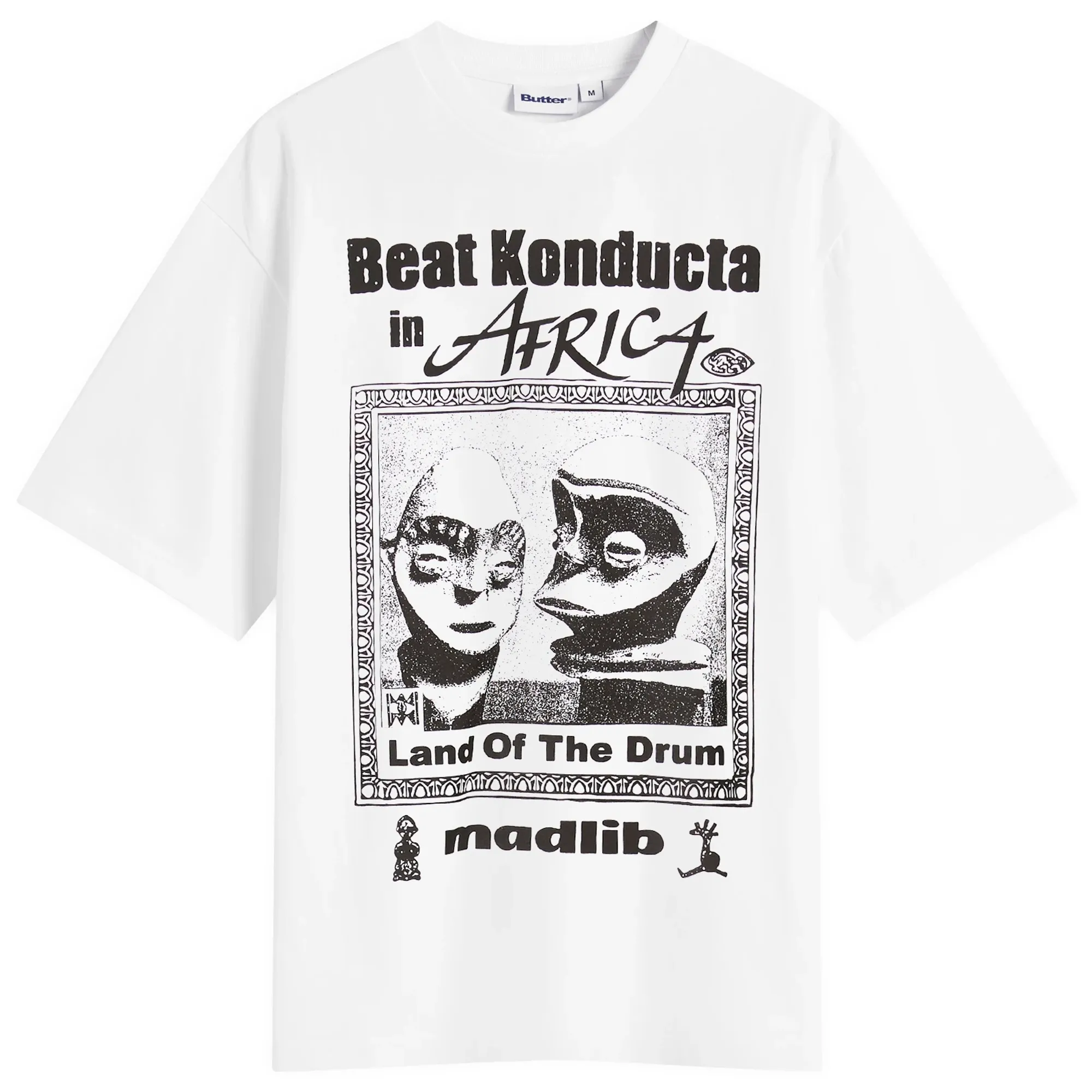 Butter Goods Men's x Madlib Africa Tee White